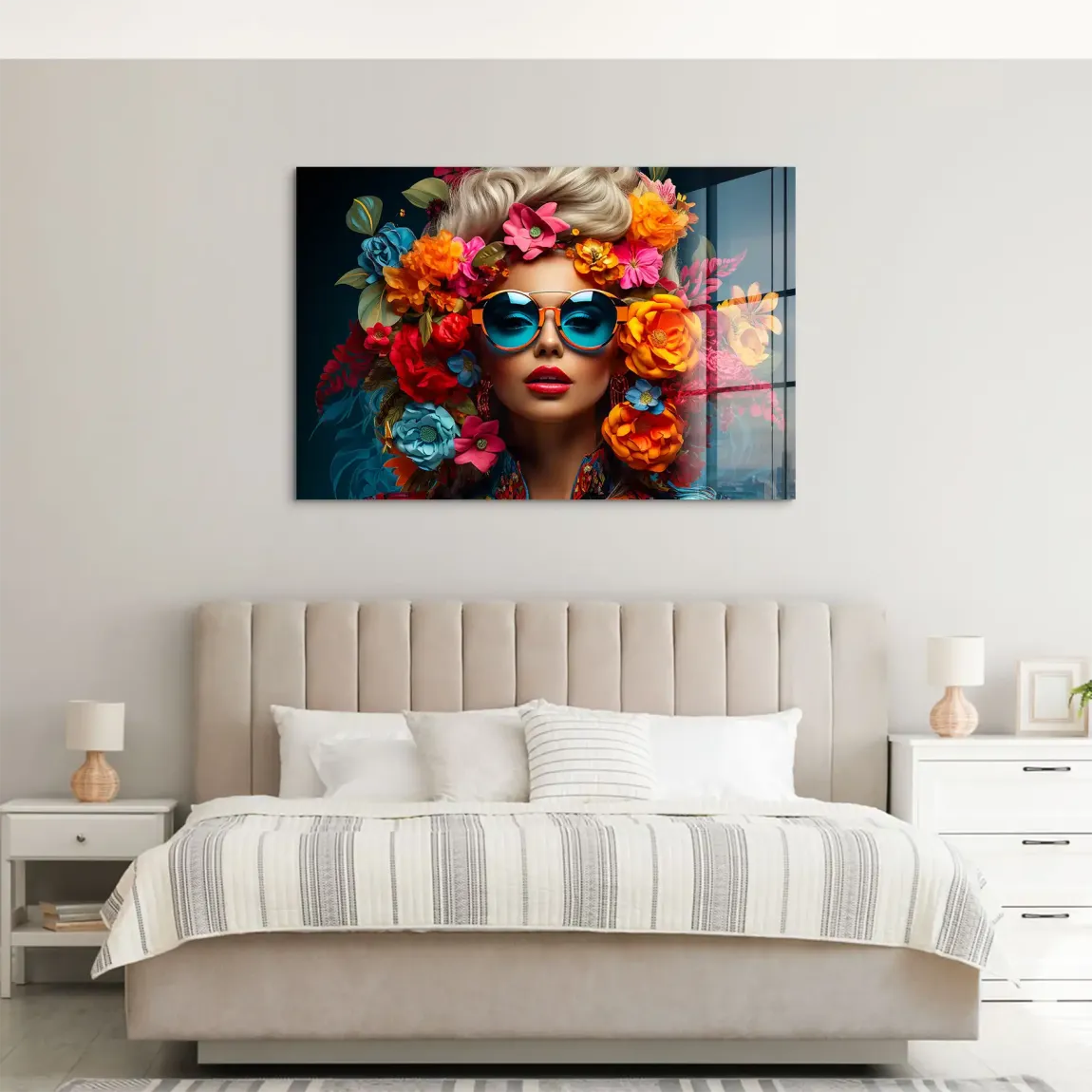 Floral Shades Acrylglas Bild