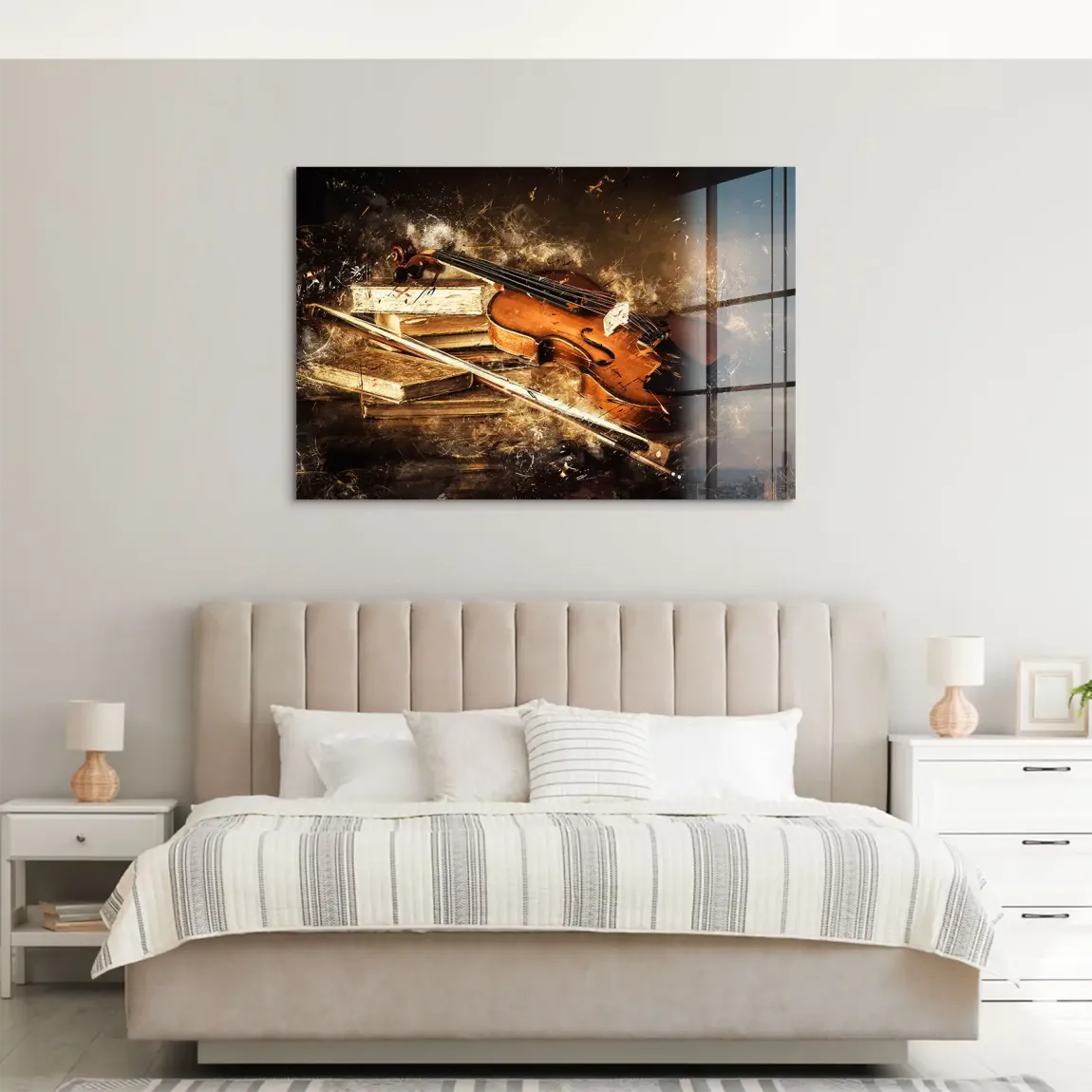 Silent Strings Violine Acrylglas Bild