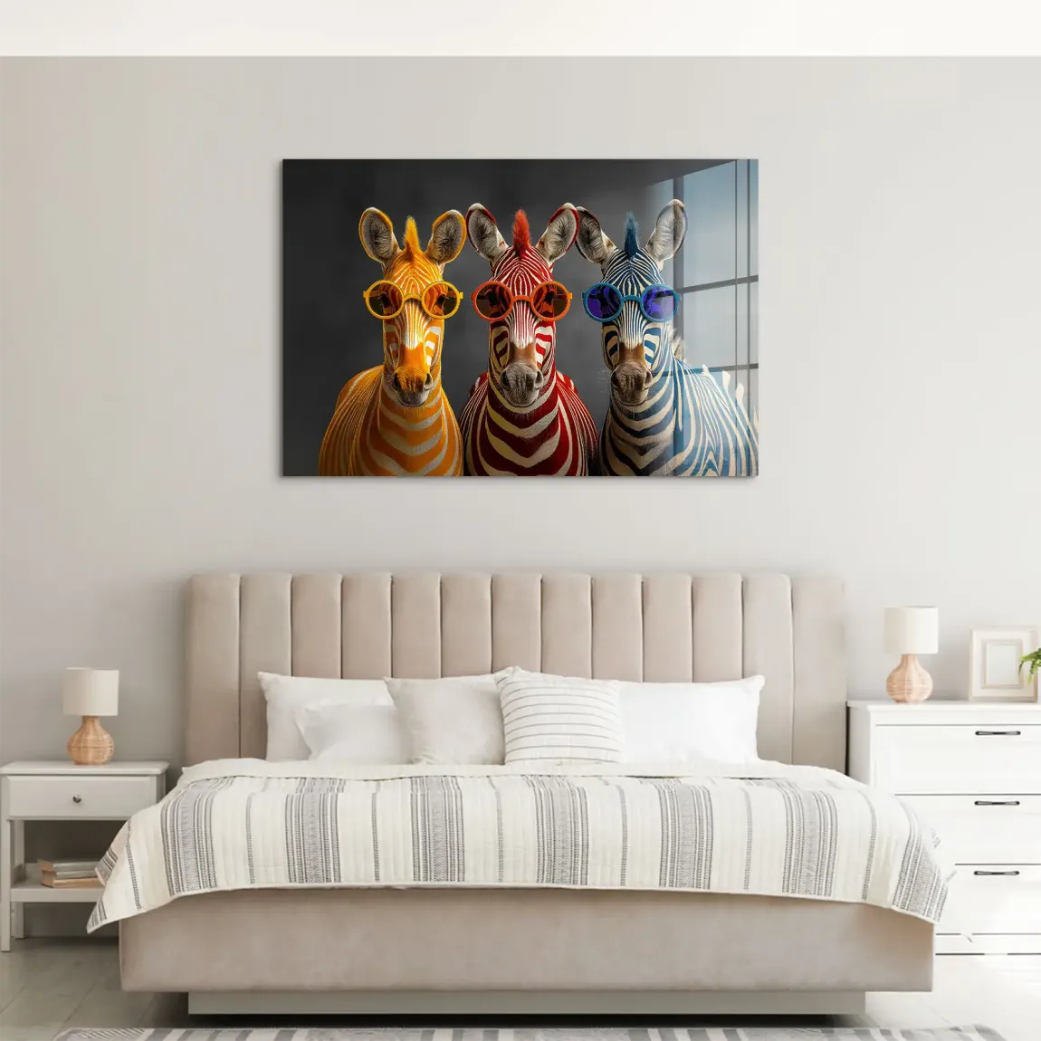 Zebra Safari Chic Acrylglas Bild