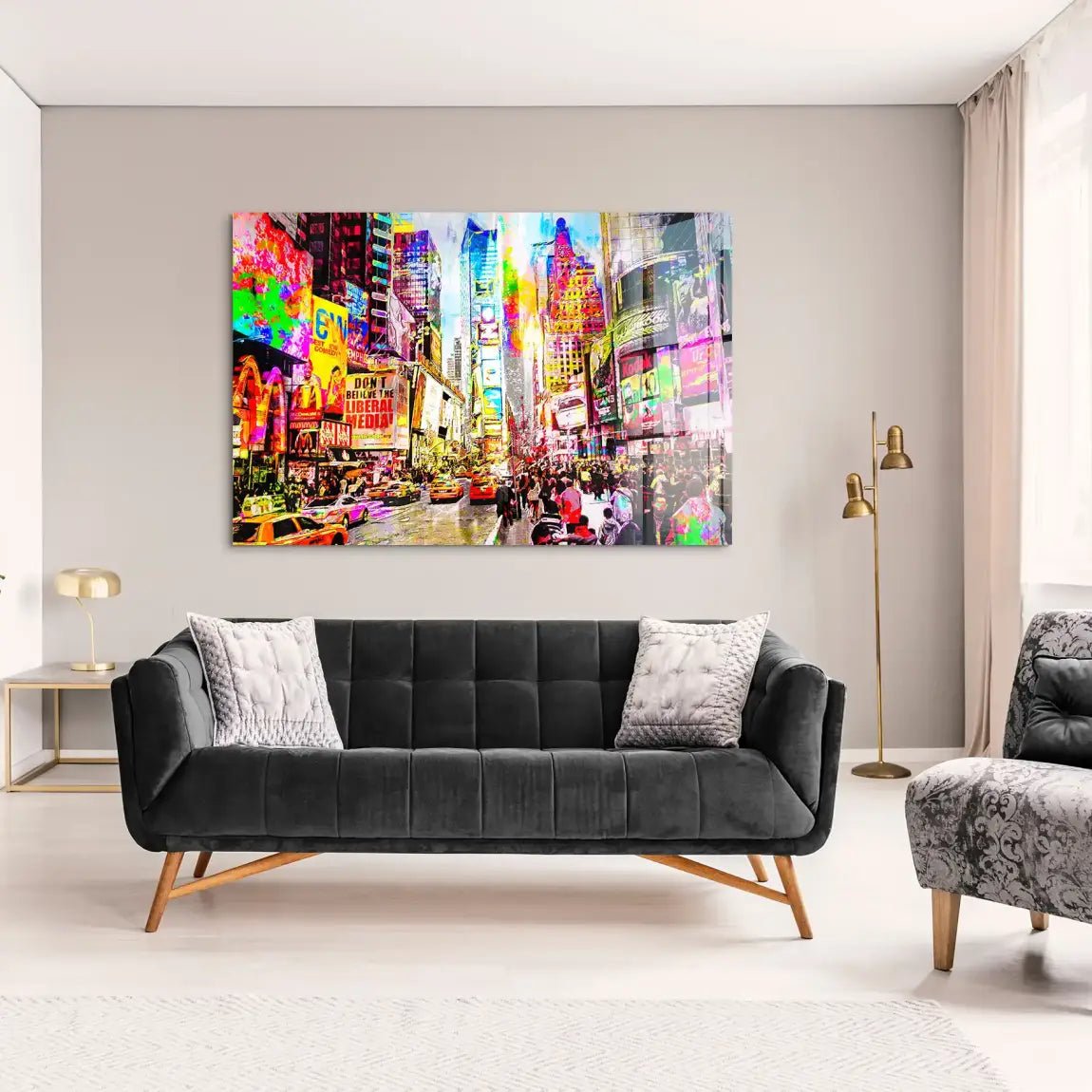 New York Abstrakt Acrylglas Bild INGALERIE