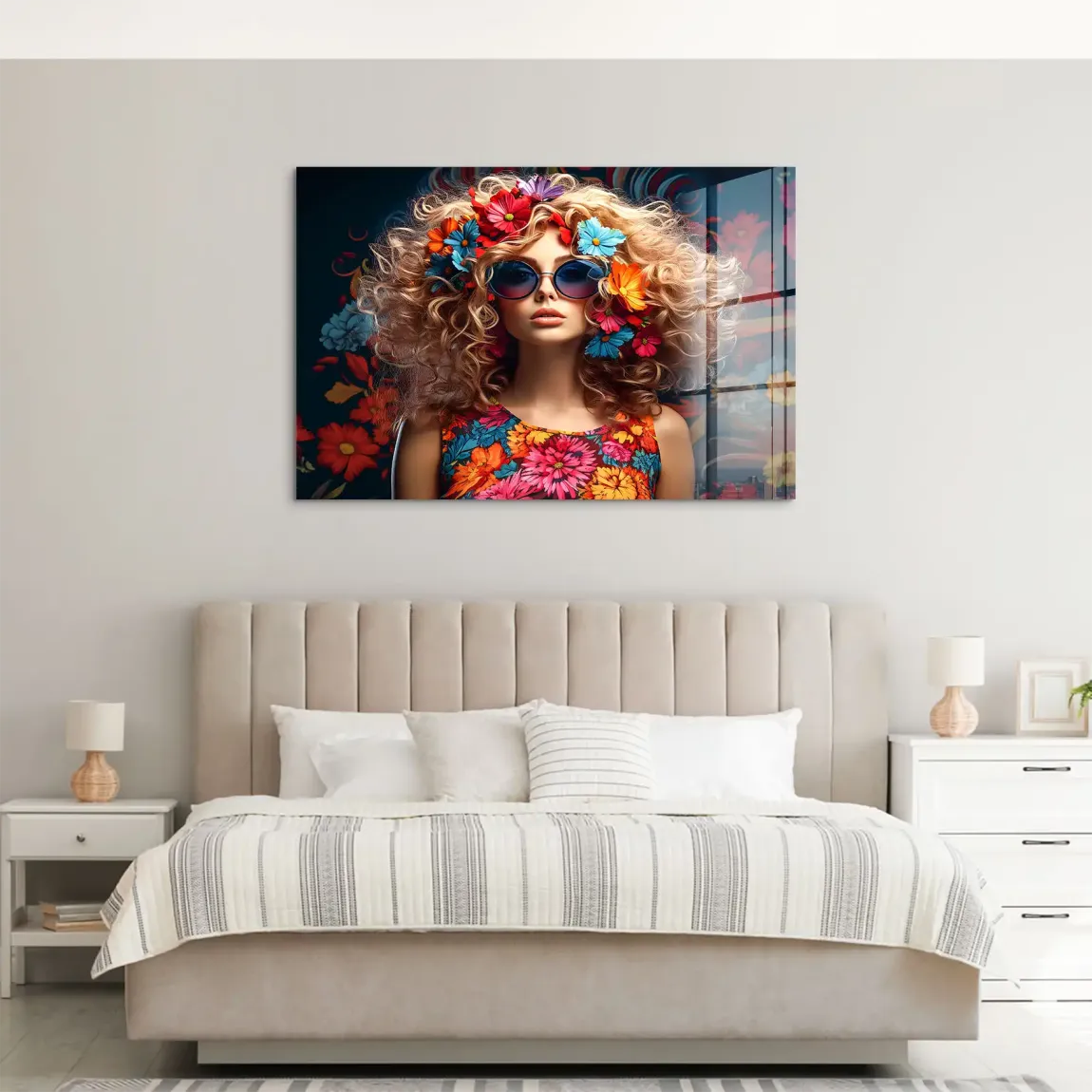 Boho Flower Soul Acrylglas Bild