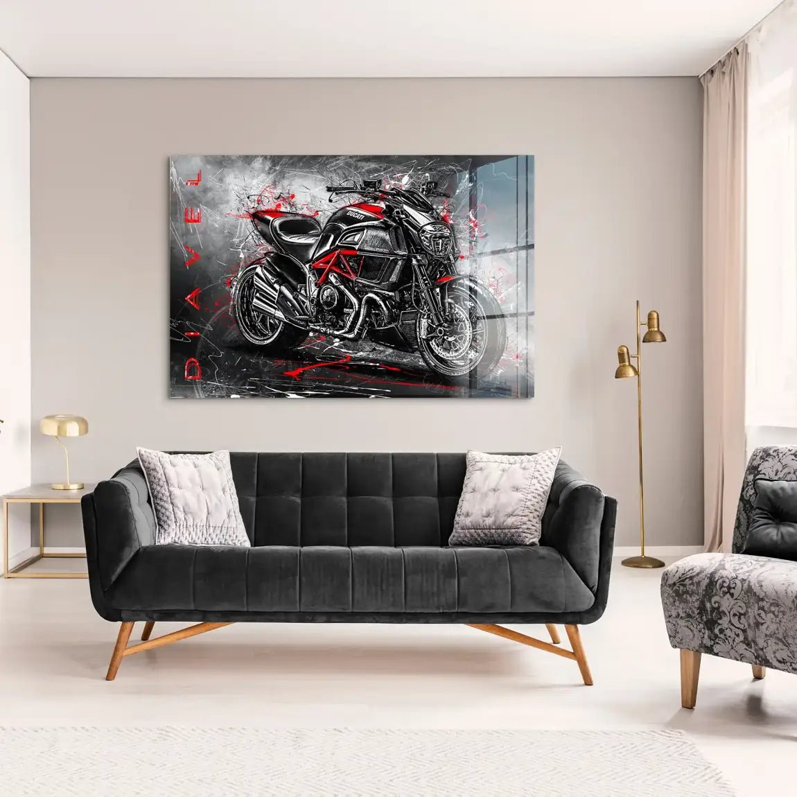 Ducati Diavel Nr.2 Acrylglas Bild INGALERIE