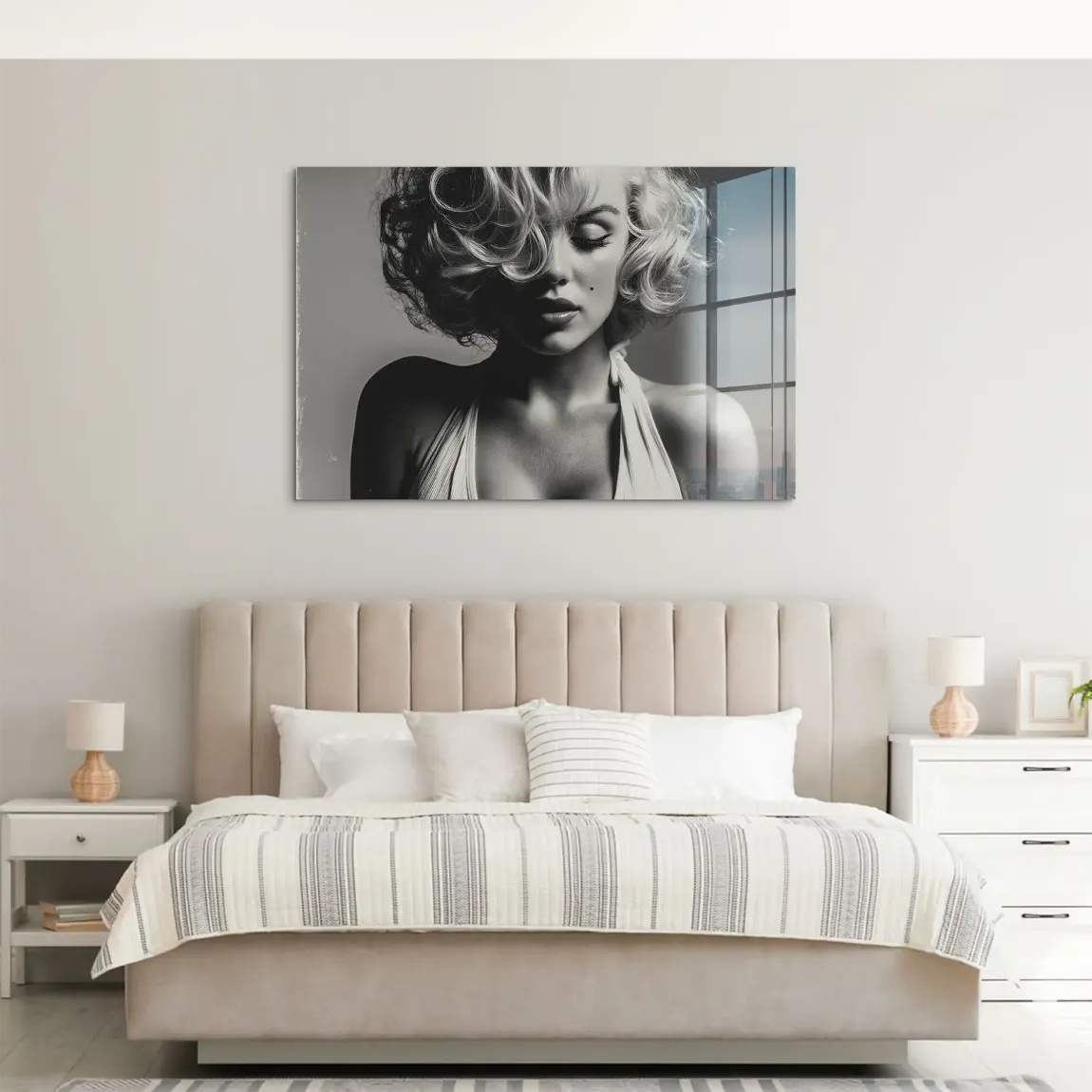 Marilyn sinnliche Ruhe Acrylglas Bild