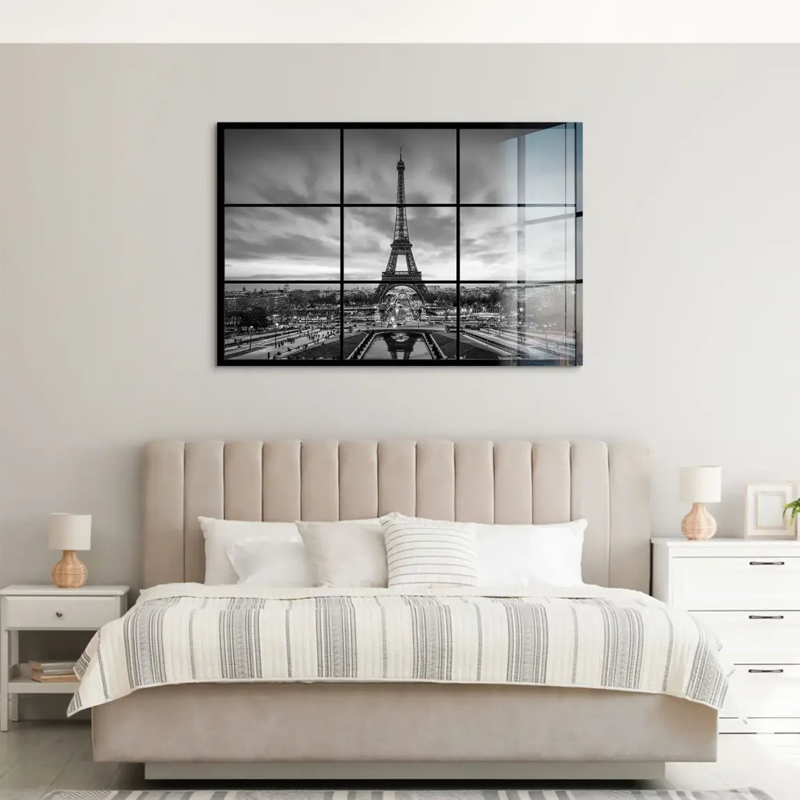 Paris Noir Acrylglas Bild