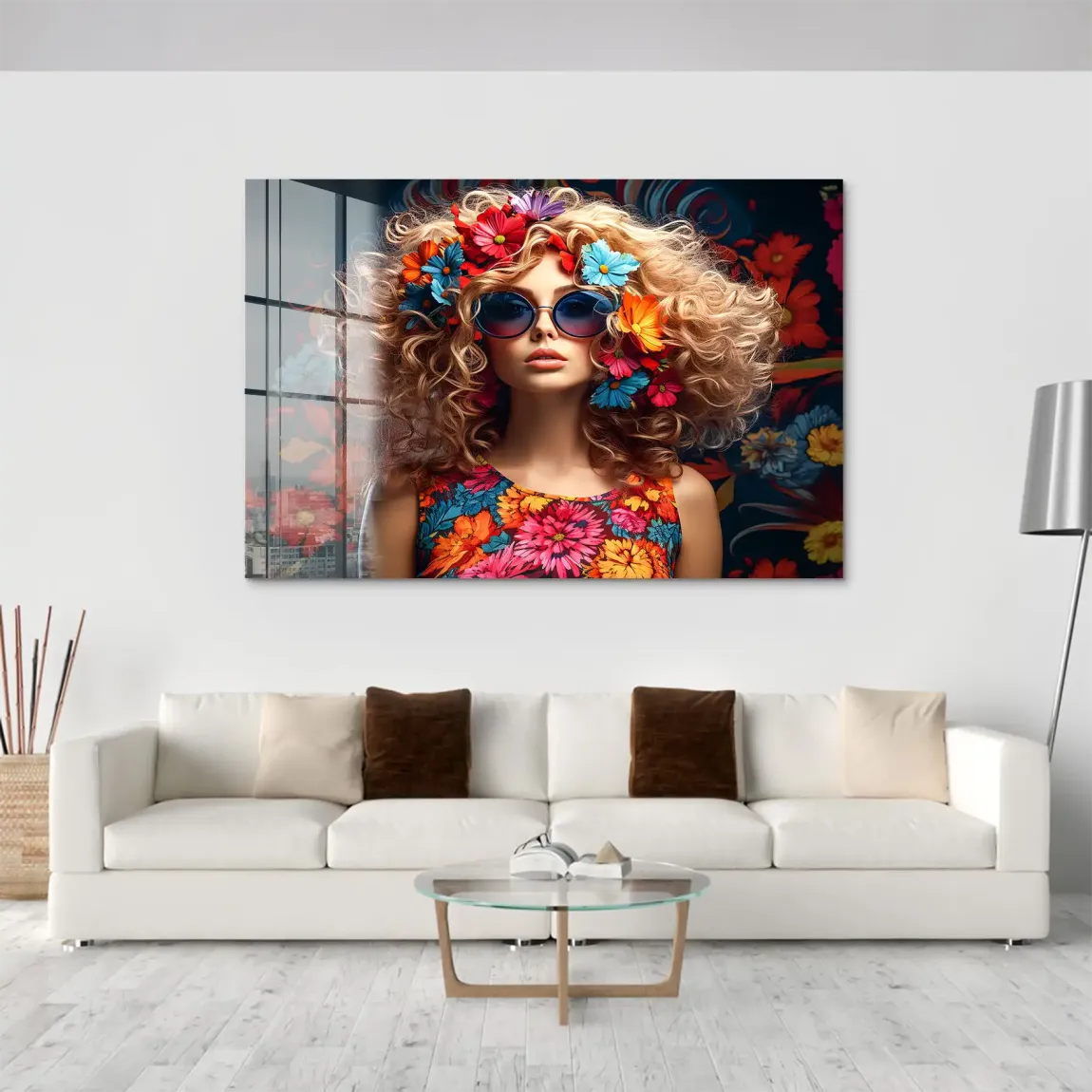 Boho Flower Soul Acrylglas Bild