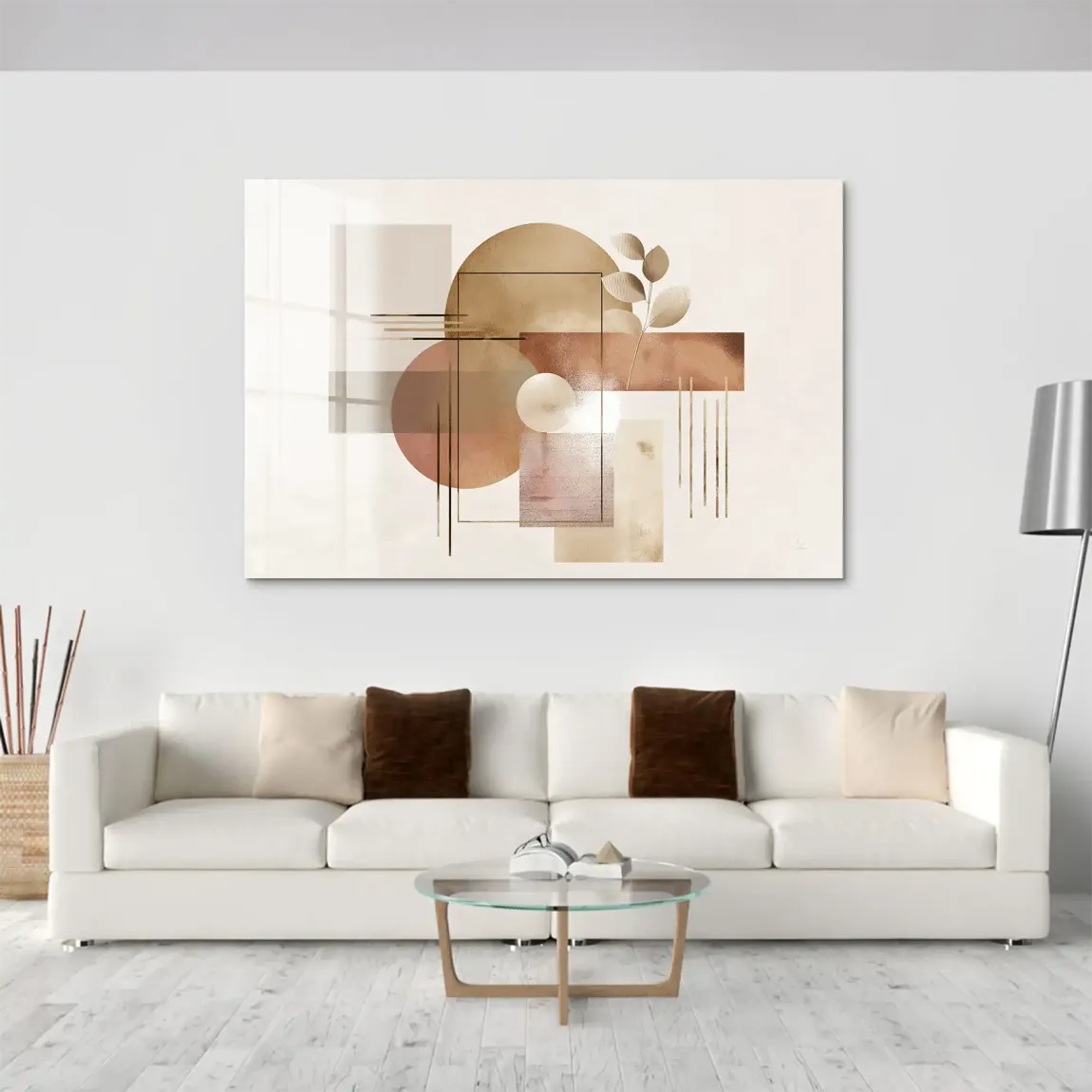 Silent Balance Acrylglas Bild