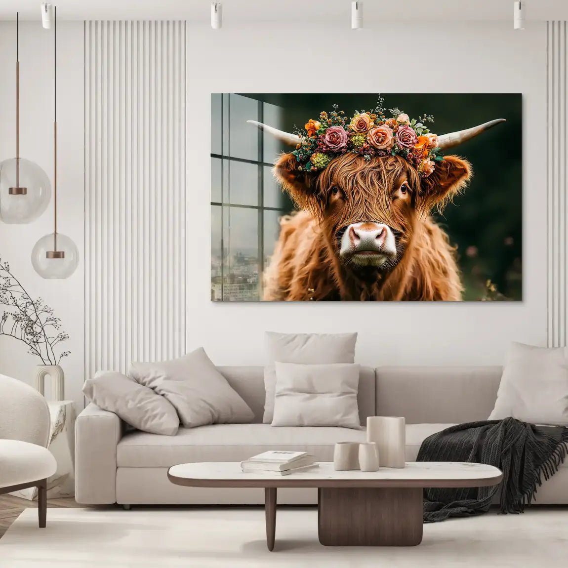 Highland Cow Acrylglas Bild INGALERIE