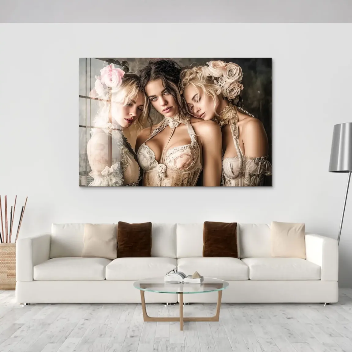 Rosé Harmony Acrylglas Bild