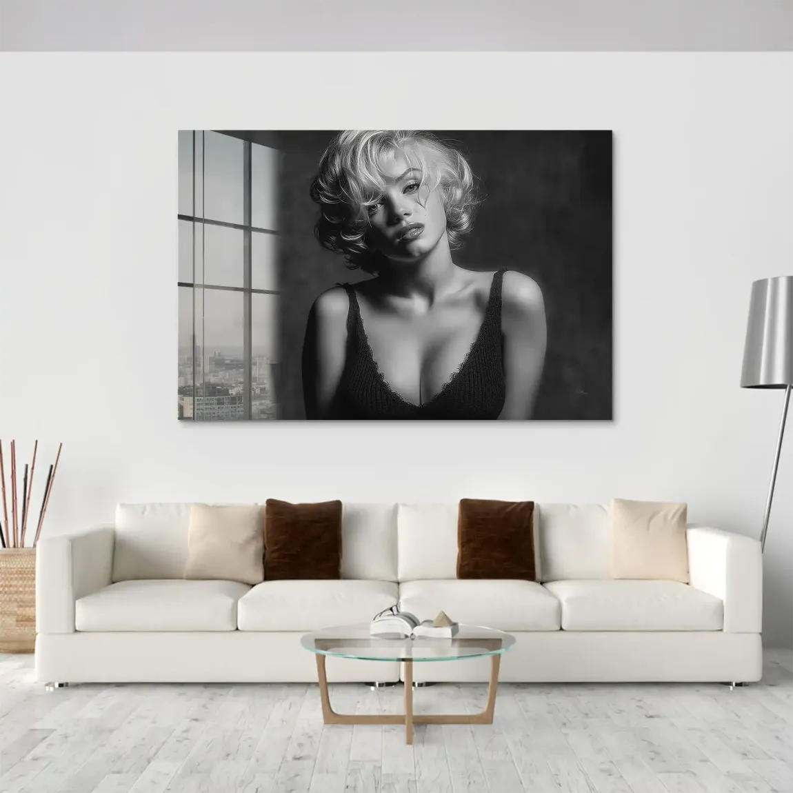 Marilyn Monroe Glamour Acrylglasbild