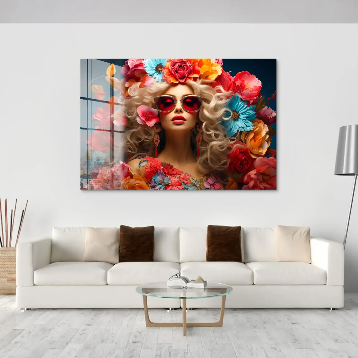 Flower Queen Acrylglas Bild