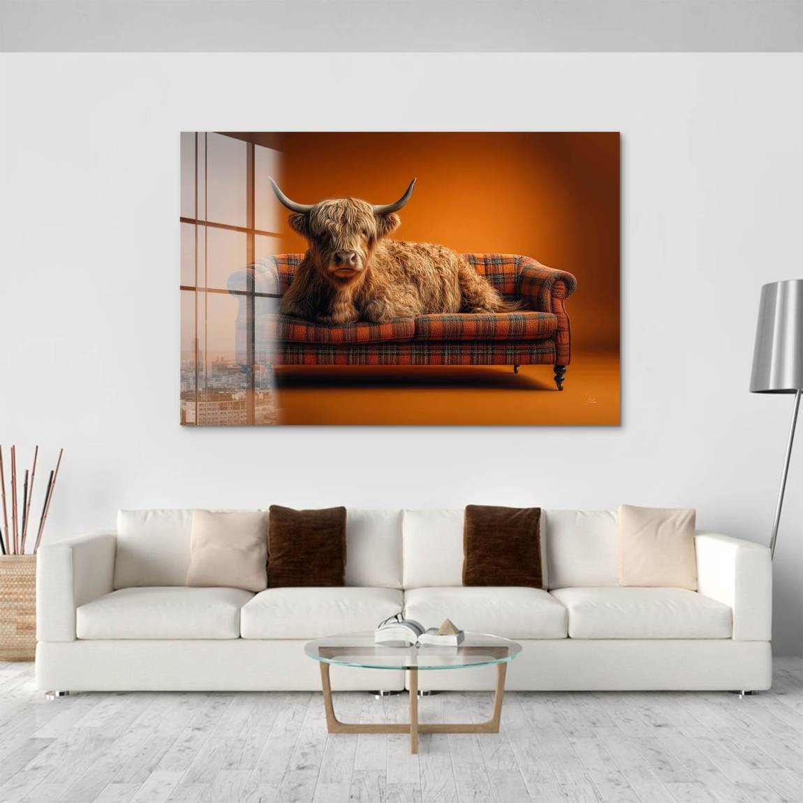 Highland Lounge Acrylglas Bild