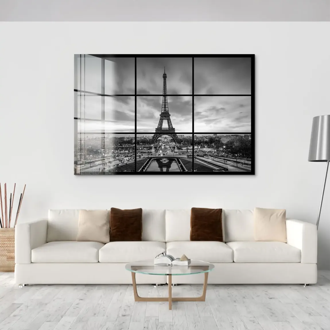 Paris Noir Acrylglas Bild