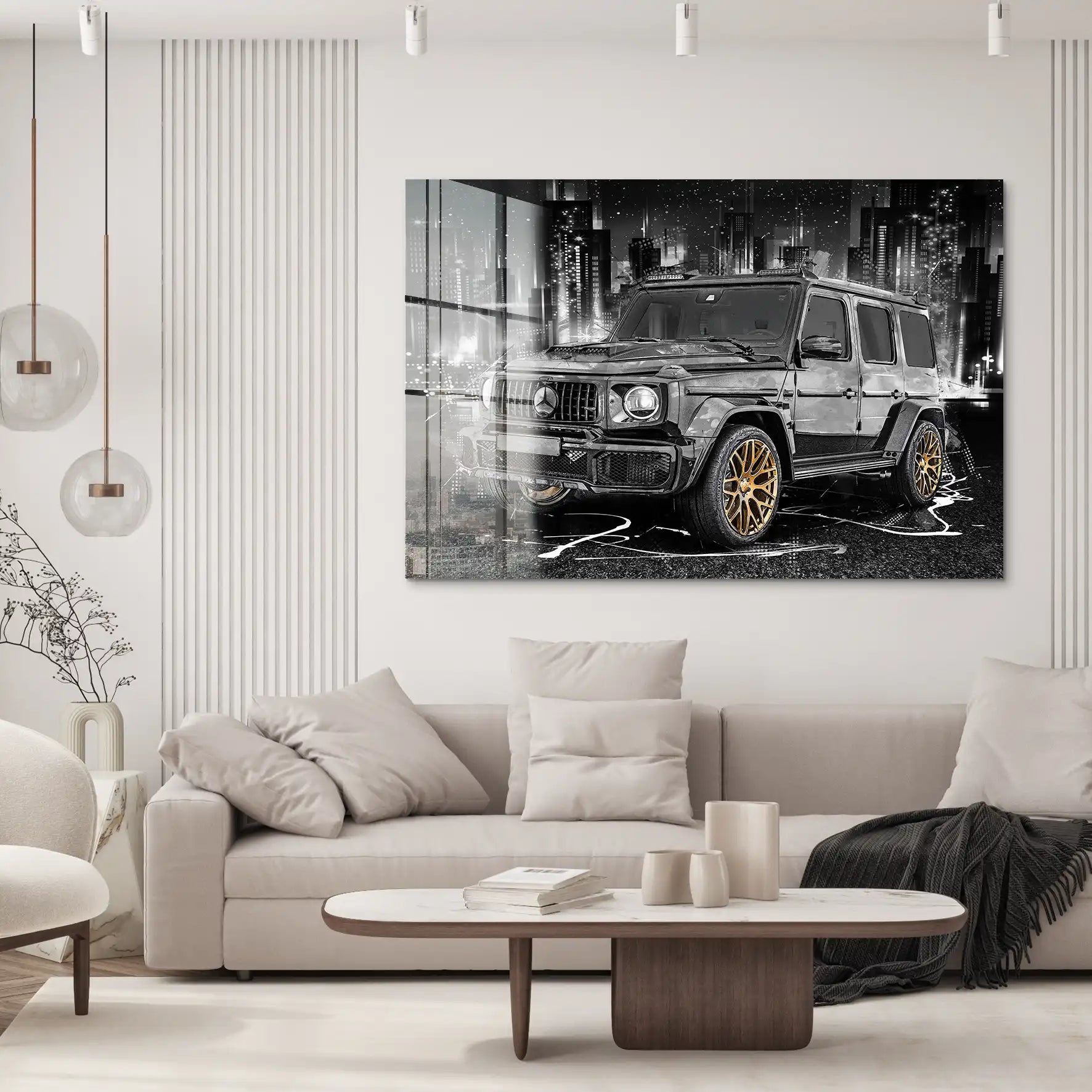 Mercedes G63 Abstrakt Style Acrylglas Bild INGALERIE