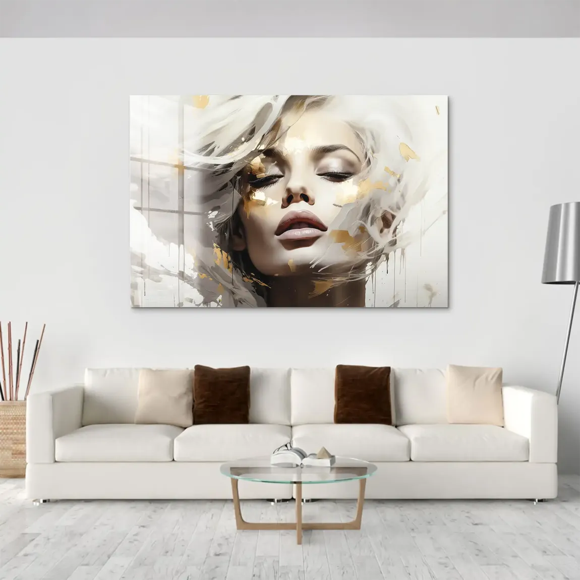 Golden Dreams Acrylglas Bild