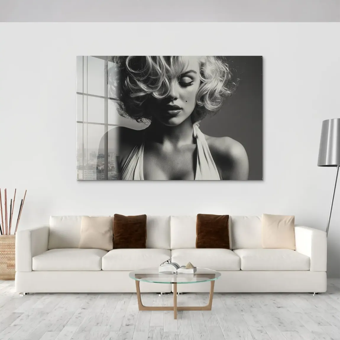 Marilyn sinnliche Ruhe Acrylglas Bild