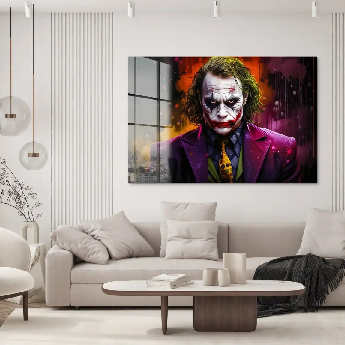 Joker Abrakt Acrylglas Bild INGALERIE