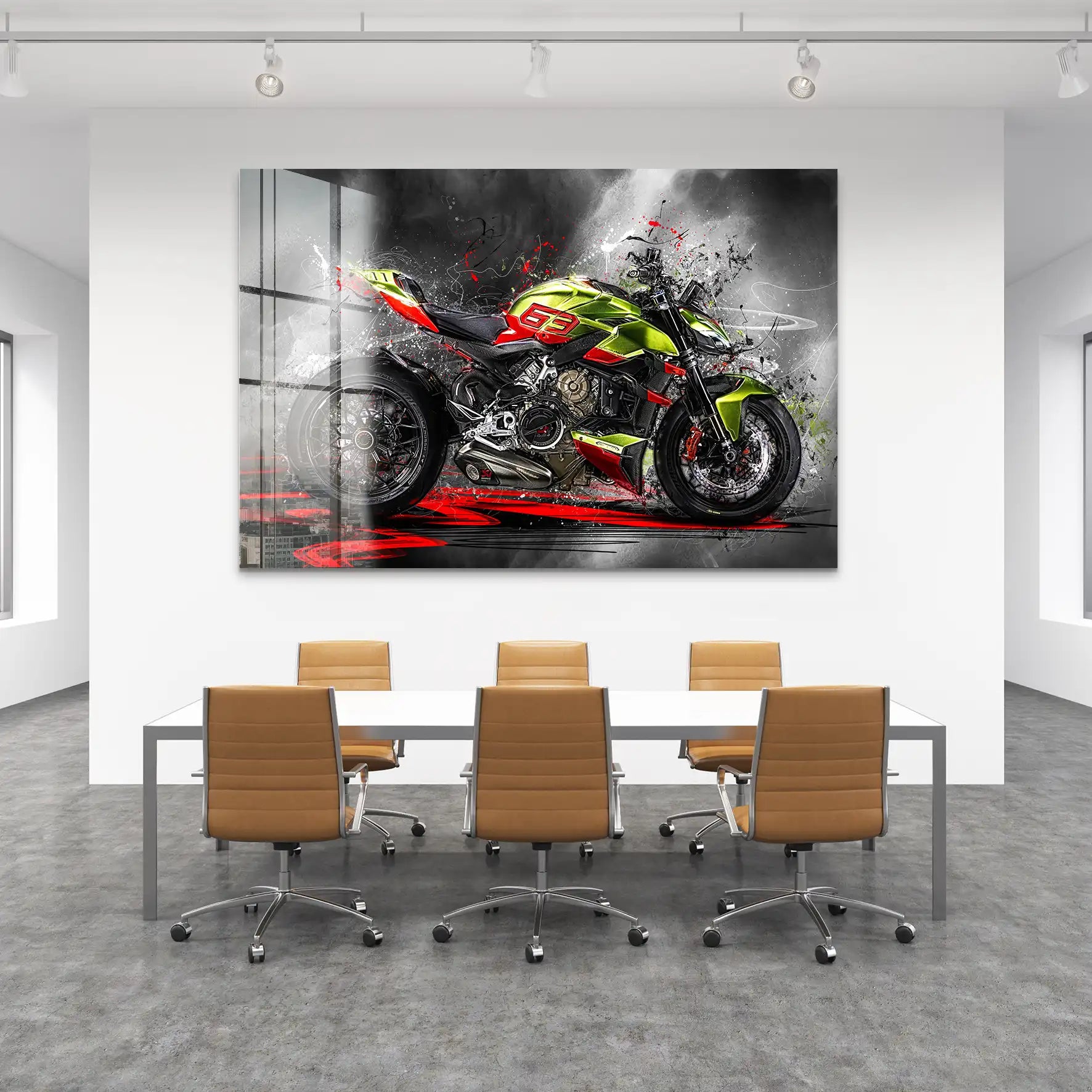 Ducati Streetfighter Lambo Style Acrylglas Bild INGALERIE