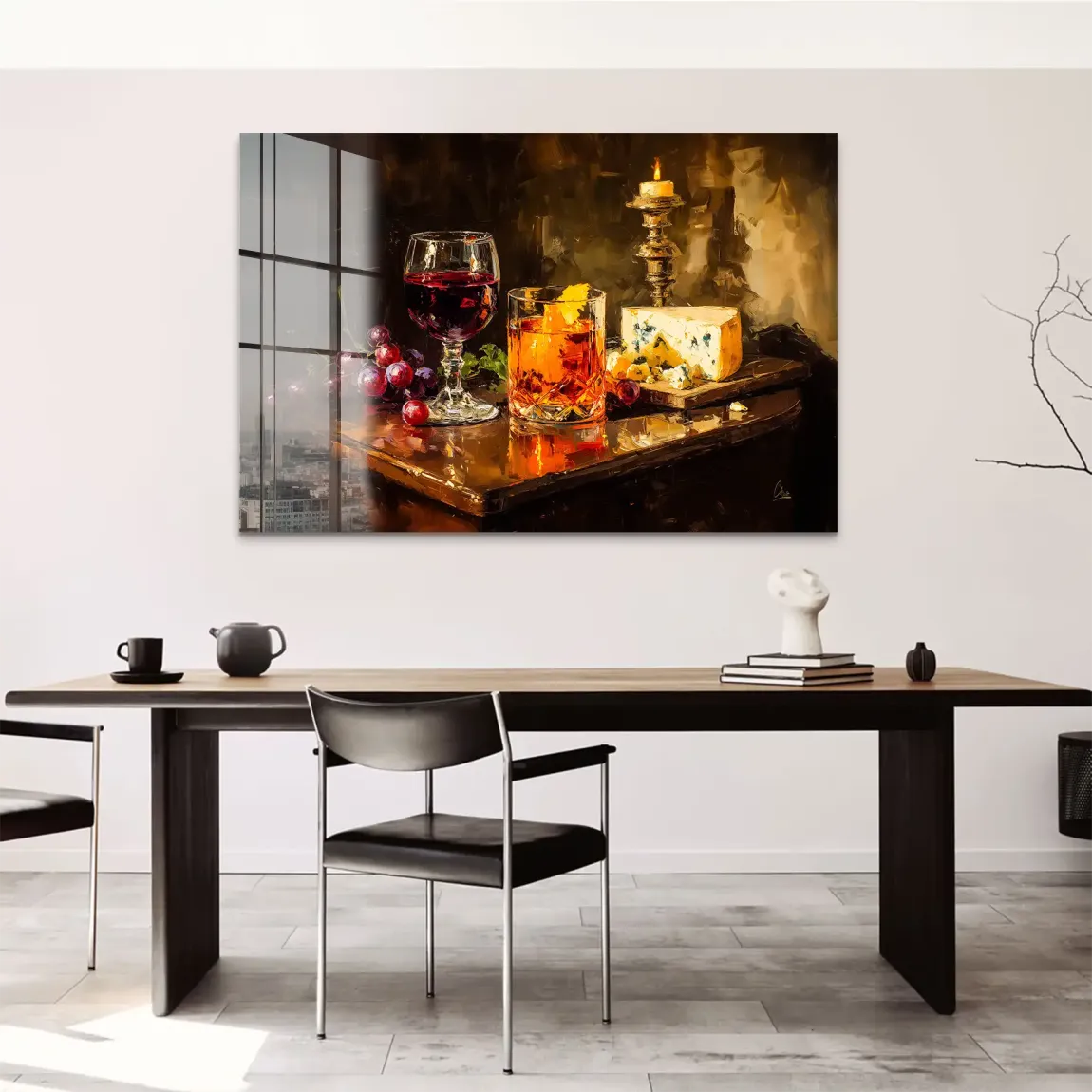 Wein & Genuss Acrylglas Bild