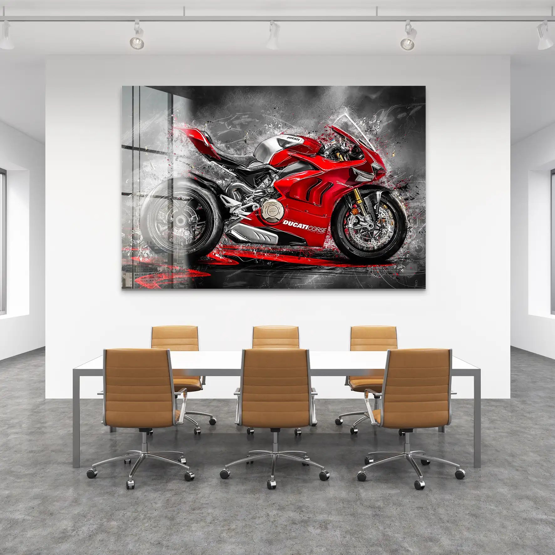 Ducati Panigale Corse Acrylglas Bild INGALERIE