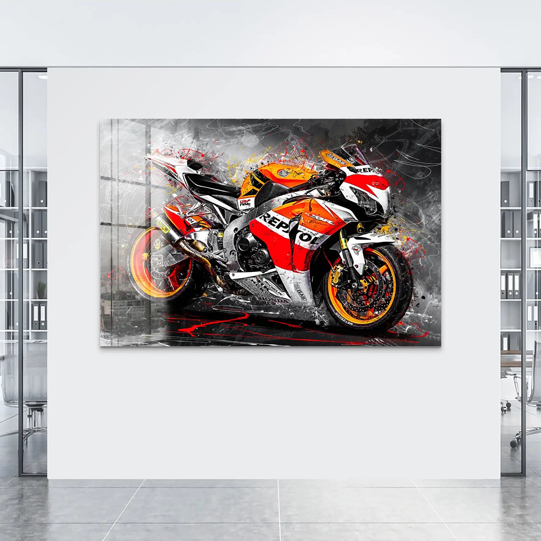 Honda Fireblade SC59 Acrylglas Bild INGALERIE