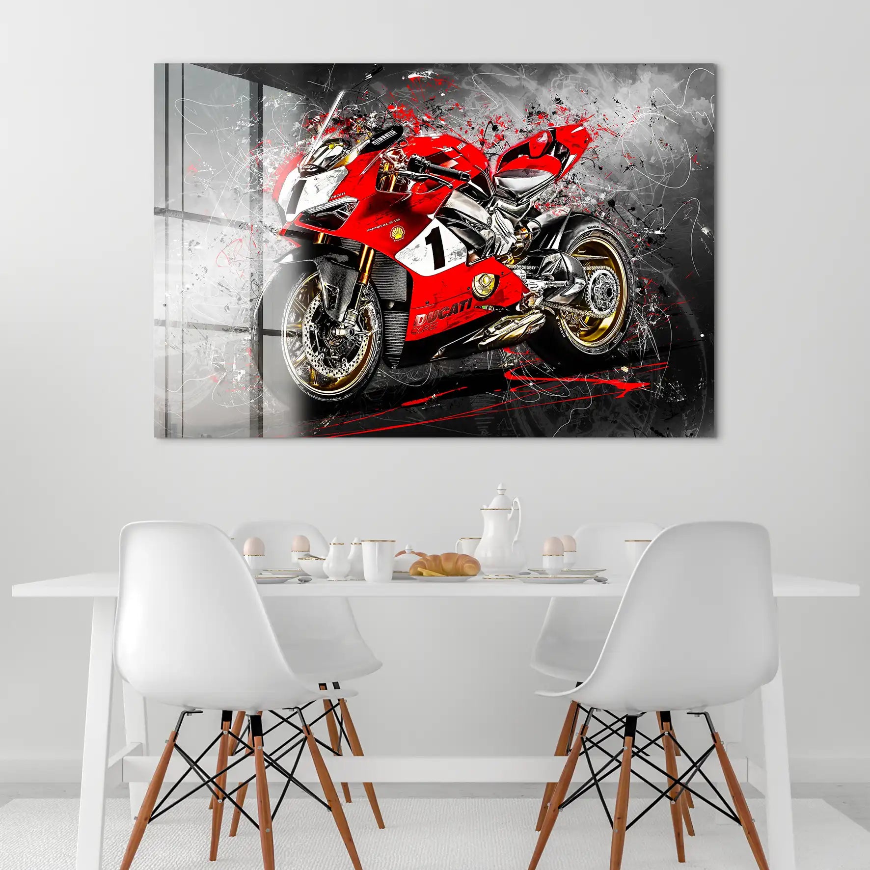 Ducati 916 Anniversario Abstrakt Acrylglas Bild INGALERIE