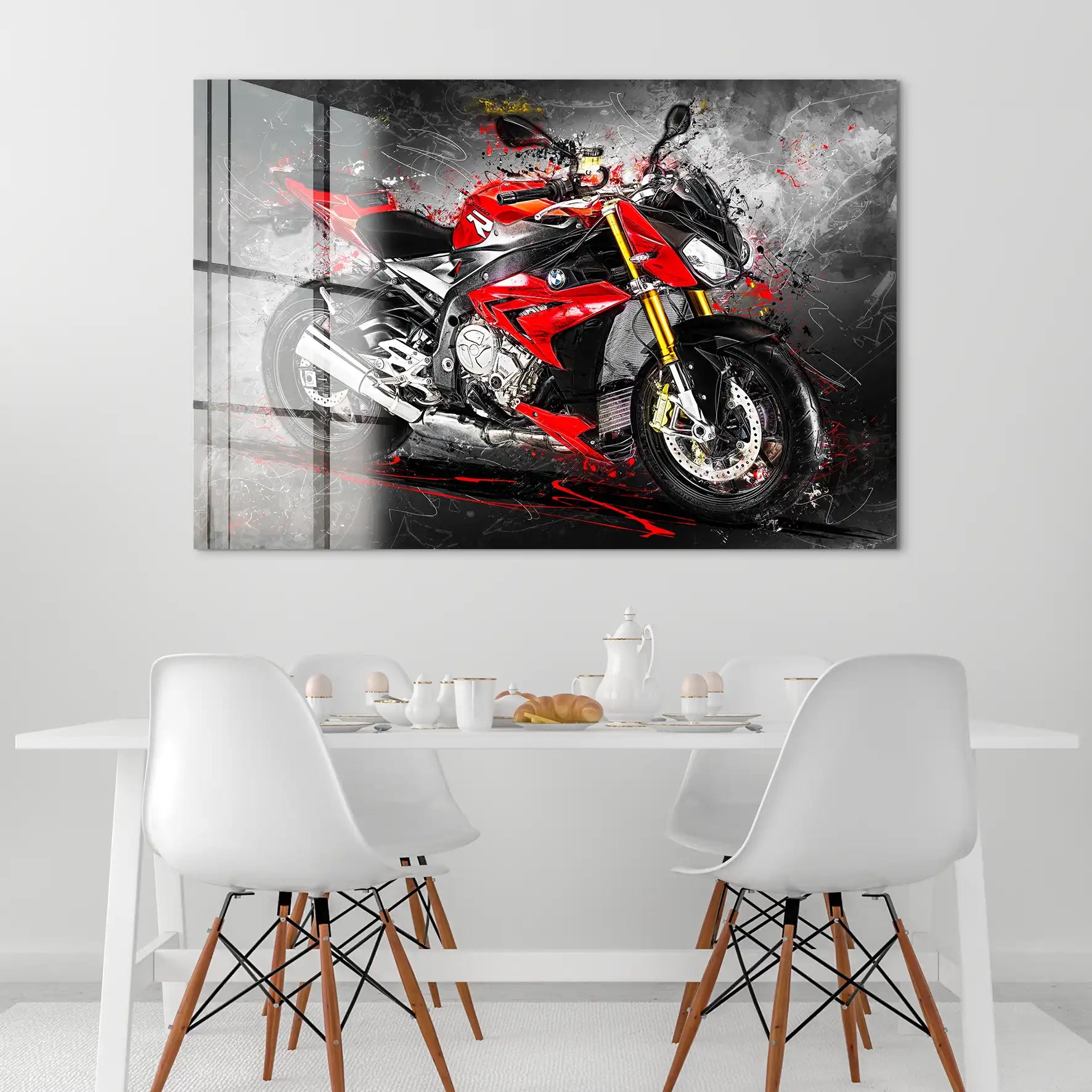 BMW S1000R Abstrakt Acrylglas Bild INGALERIE