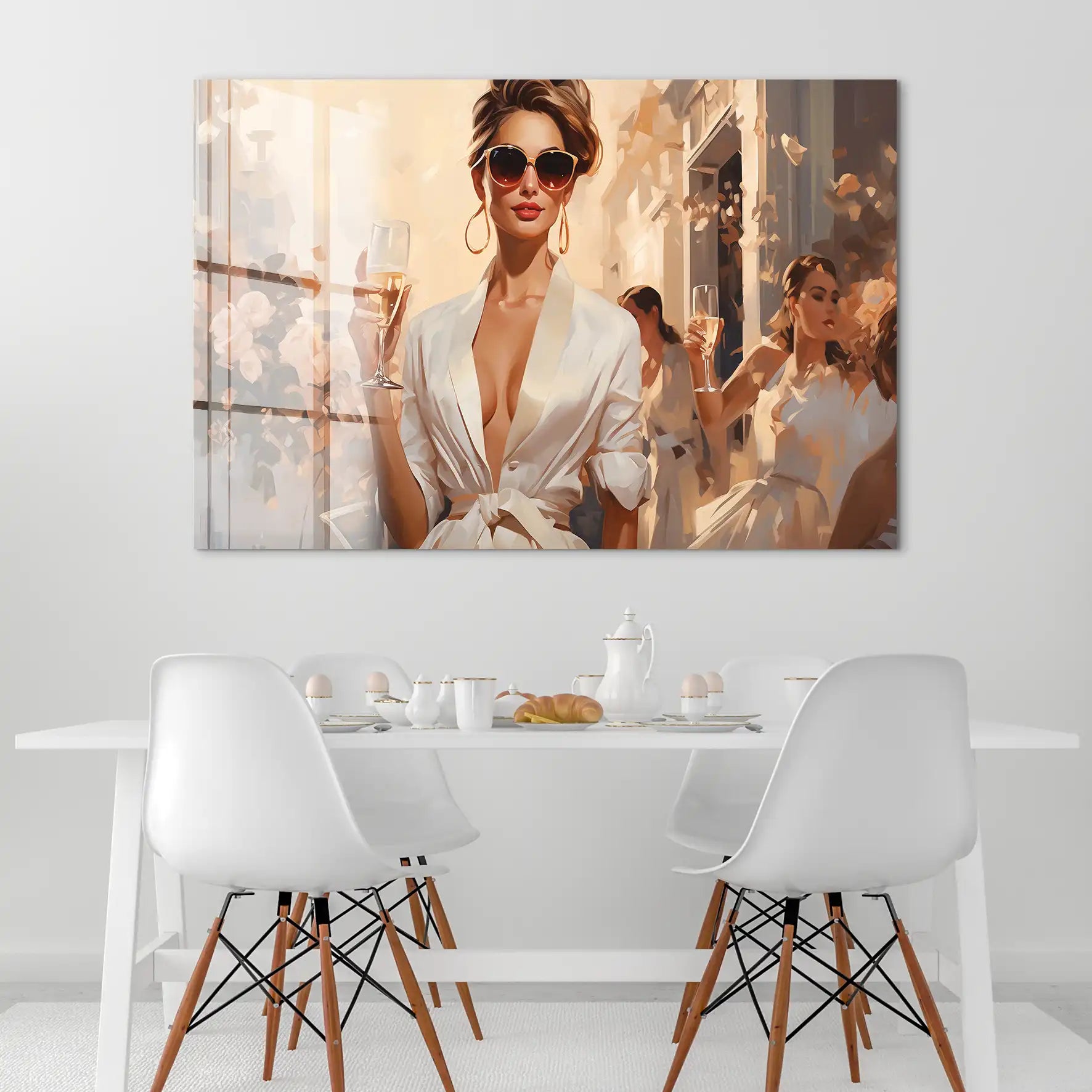 Glamour Champagner Nr.2 Acrylglas Bild INGALERIE