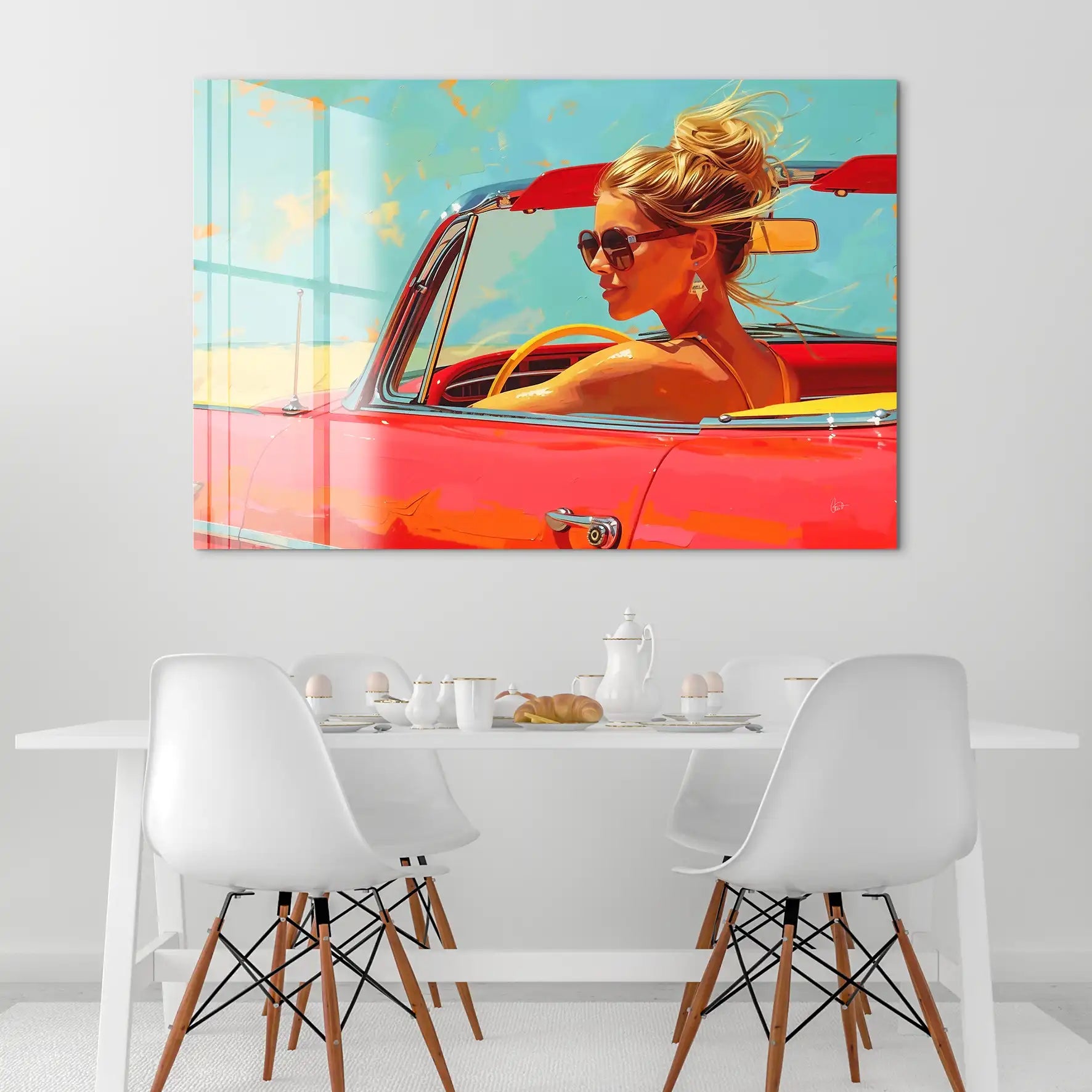 Roadtrip Pop Art Acrylglas Bild INGALERIE