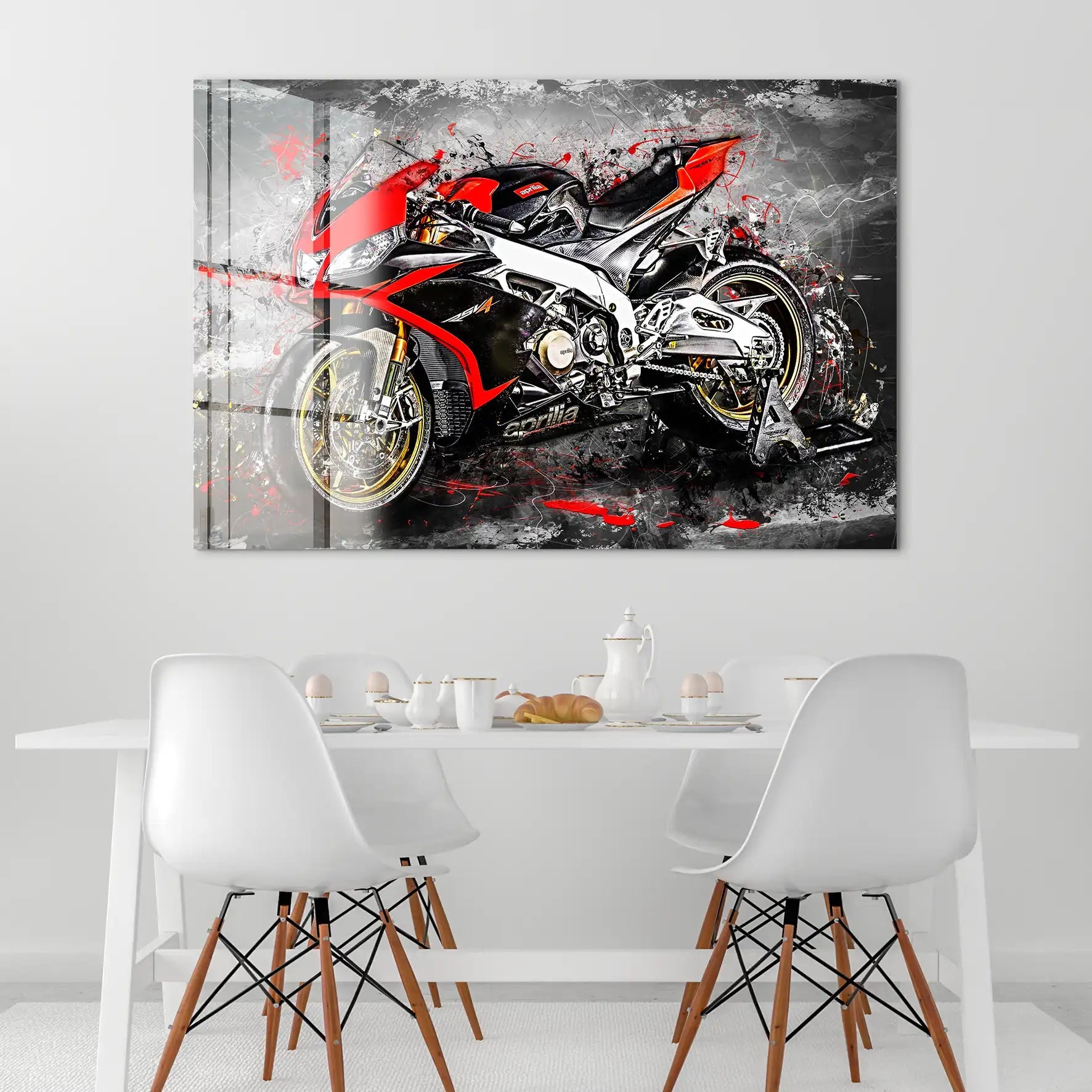 Aprilia RSV4 Abstrakt Acrylglas Bild INGALERIE