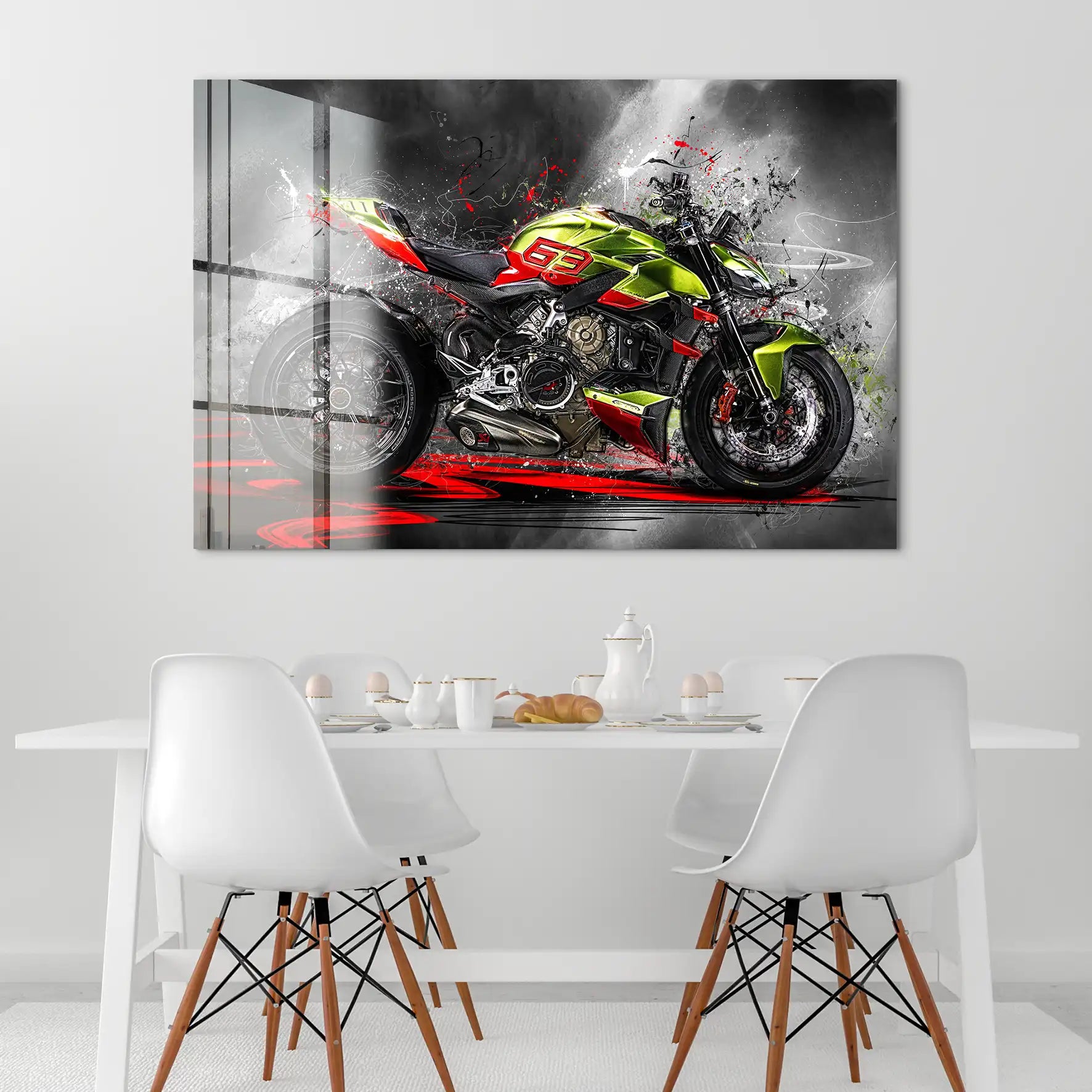 Ducati Streetfighter Lambo Style Acrylglas Bild INGALERIE