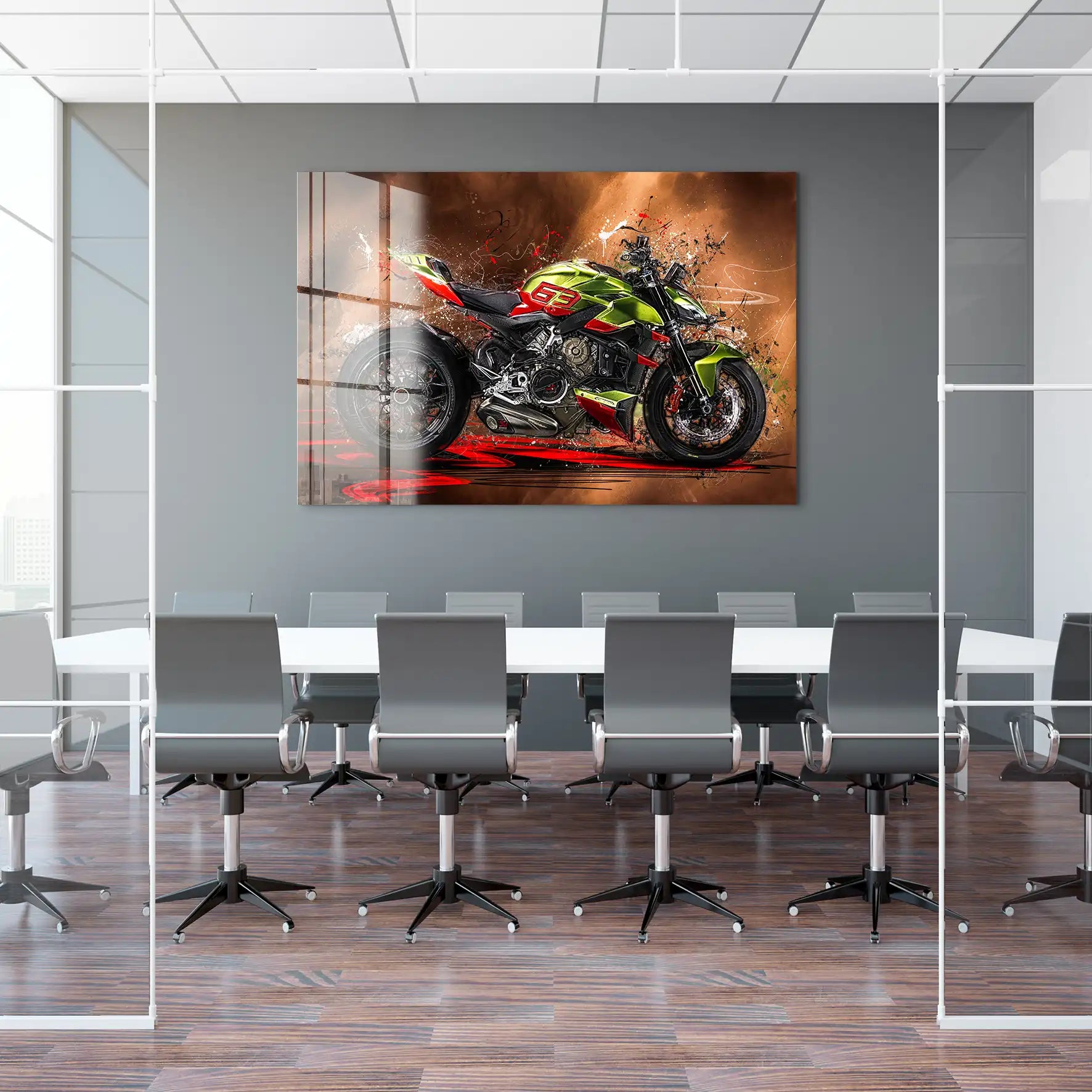 Ducati Streetfighter Lambo Acrylglas Bild INGALERIE