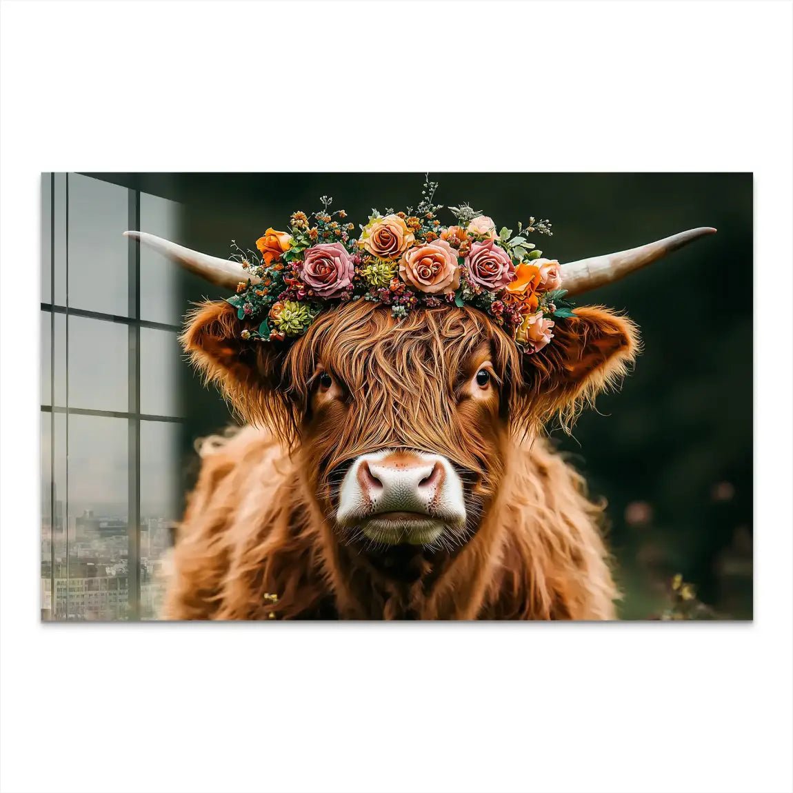 Highland Cow Acrylglas Bild INGALERIE