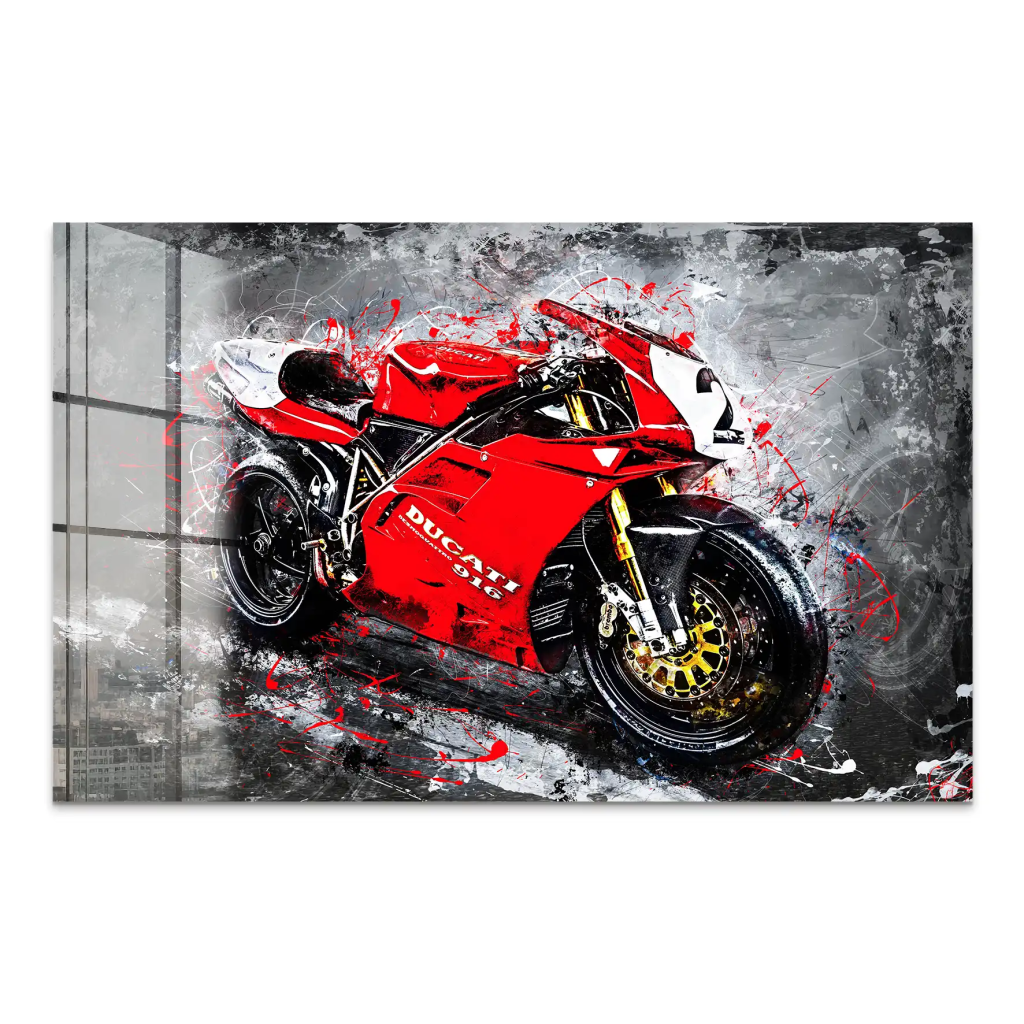 Ducati 916 Abstrakt Acrylglas Bild INGALERIE