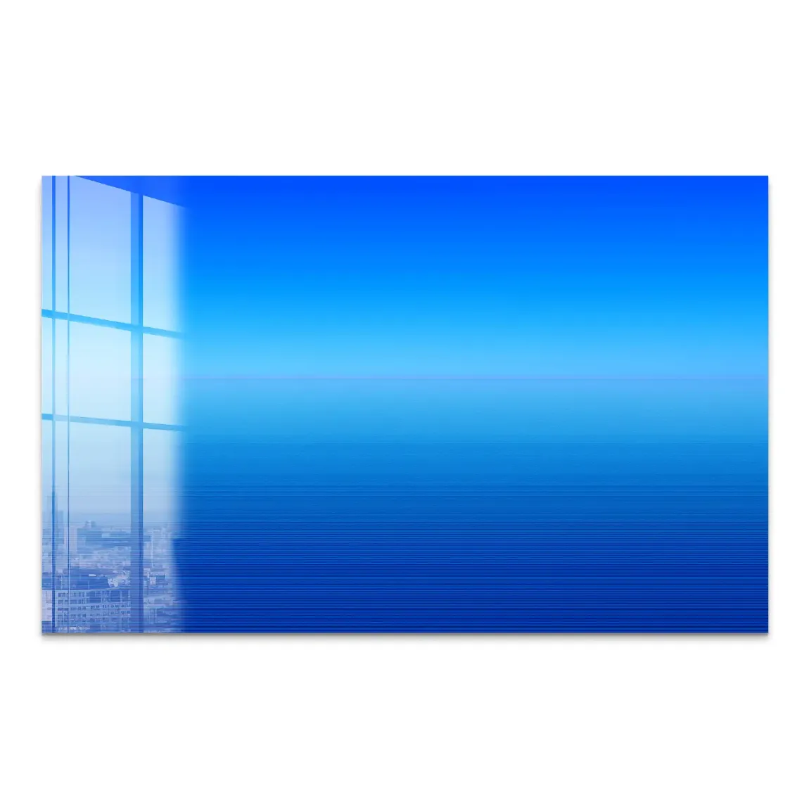 Blauer Horizont Acrylglasbild