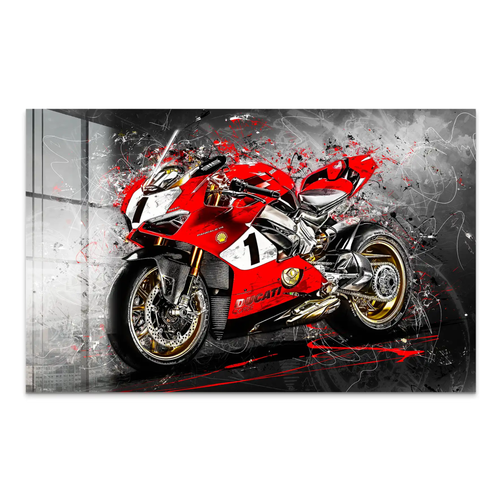 Ducati 916 Anniversario Abstrakt Acrylglas Bild INGALERIE