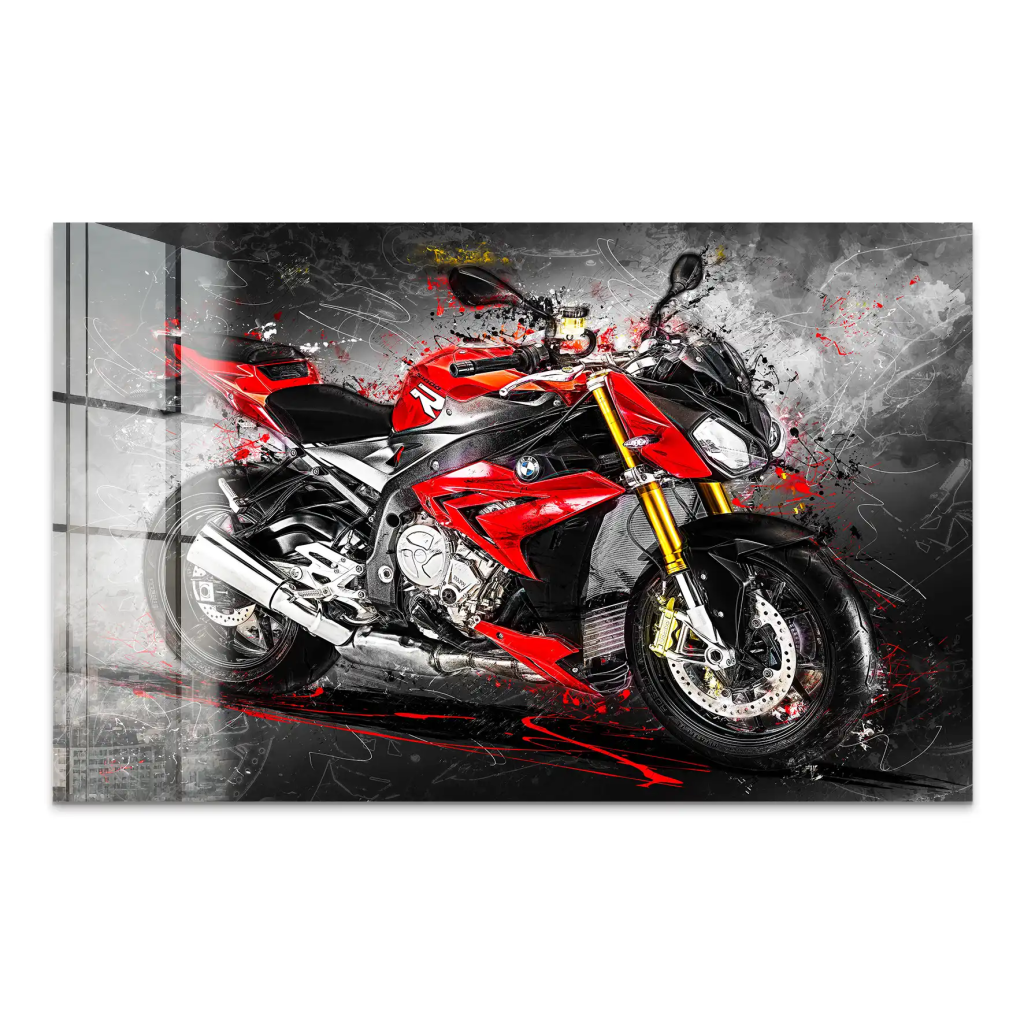 BMW S1000R Abstrakt Acrylglas Bild INGALERIE