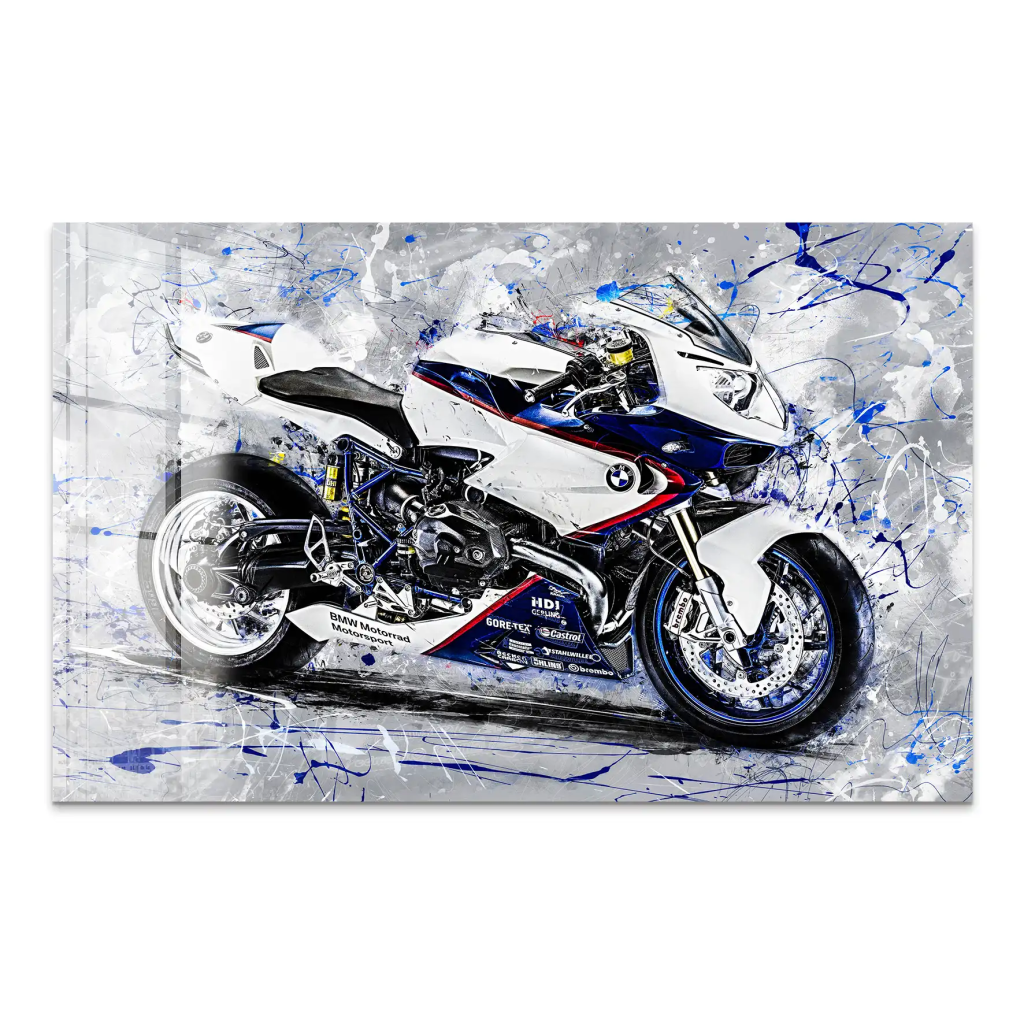 BMW HP2 Abstrakt Acrylglas Bild INGALERIE