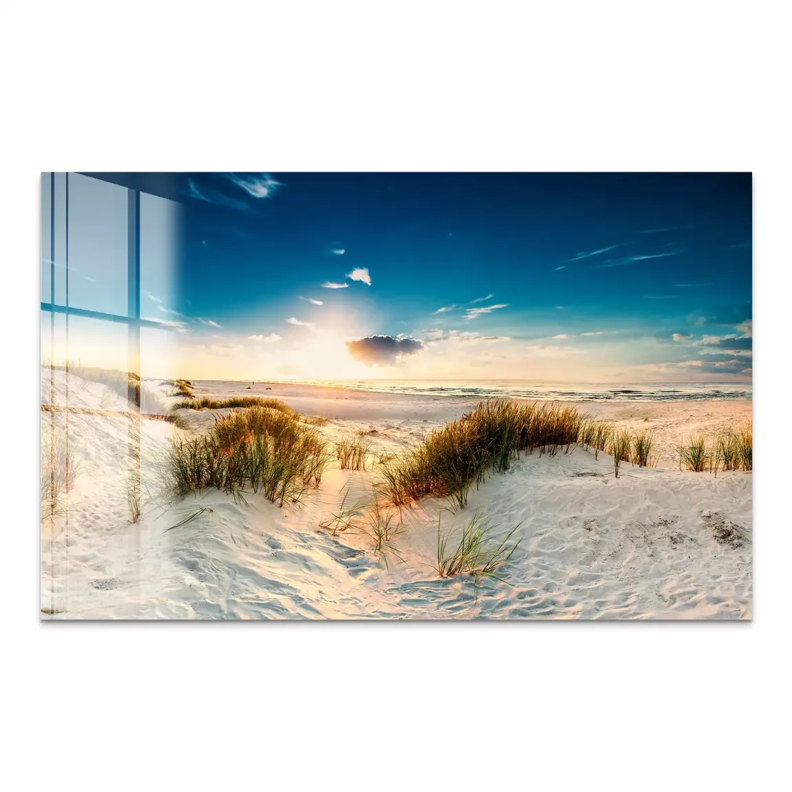 Sunset Dunes Acrylglas Bild