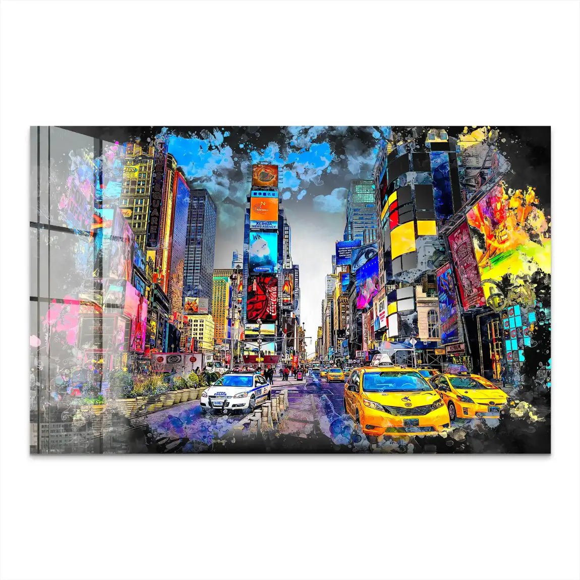 New York Abstrakt Nr.2 Acrylglas Bild INGALERIE