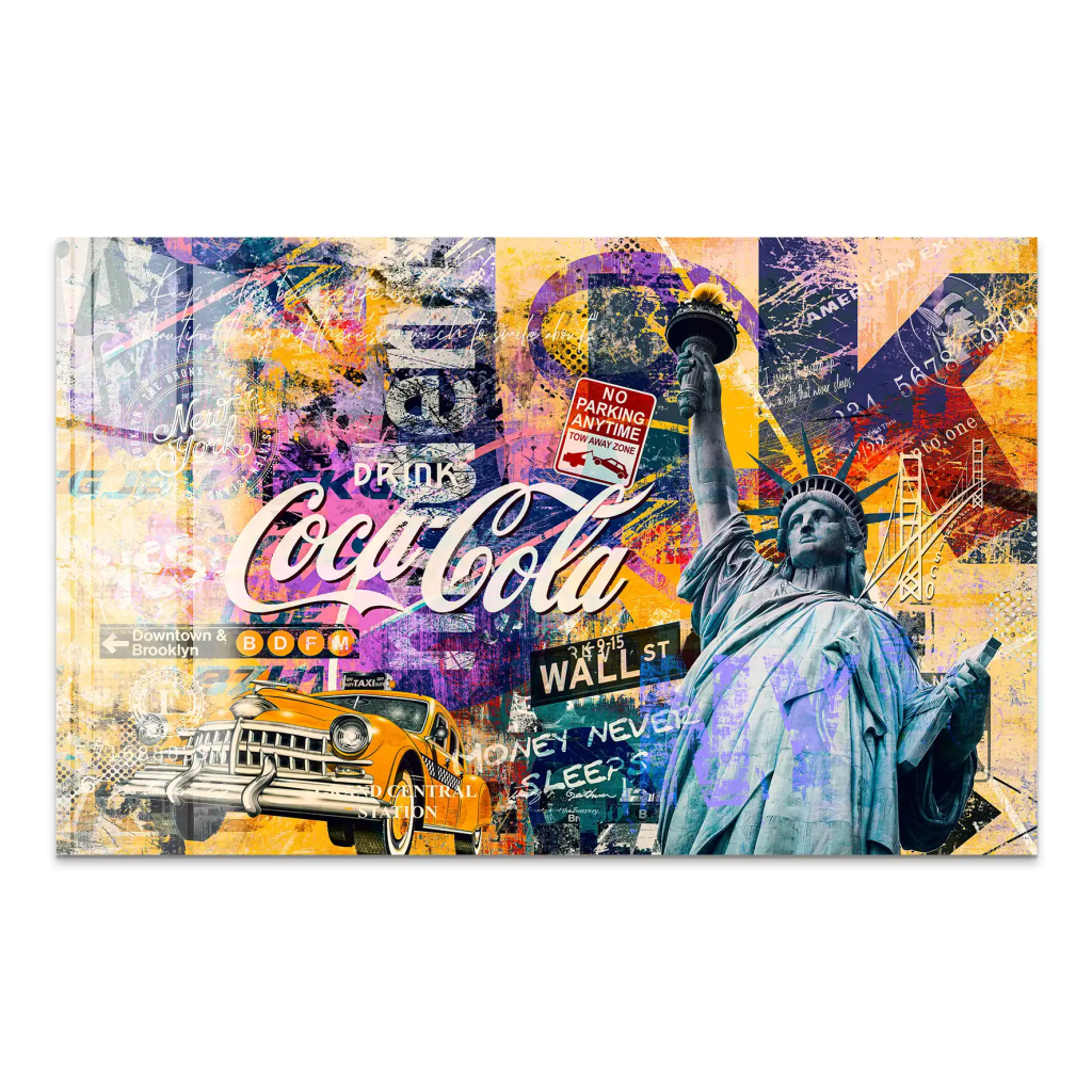 New York Pop Art Acrylglas Bild INGALERIE