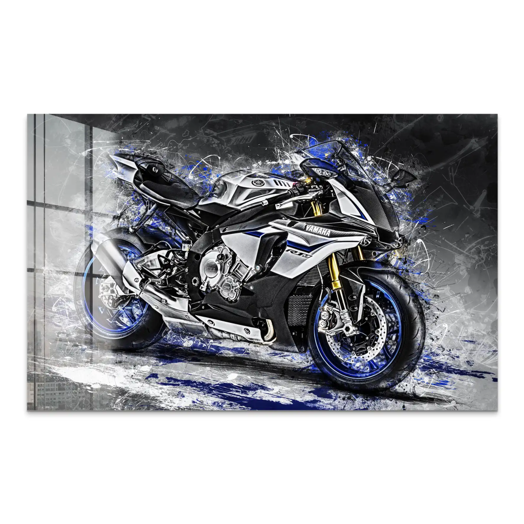 Yamaha R1M Abstrakt Acrylglas Bild INGALERIE