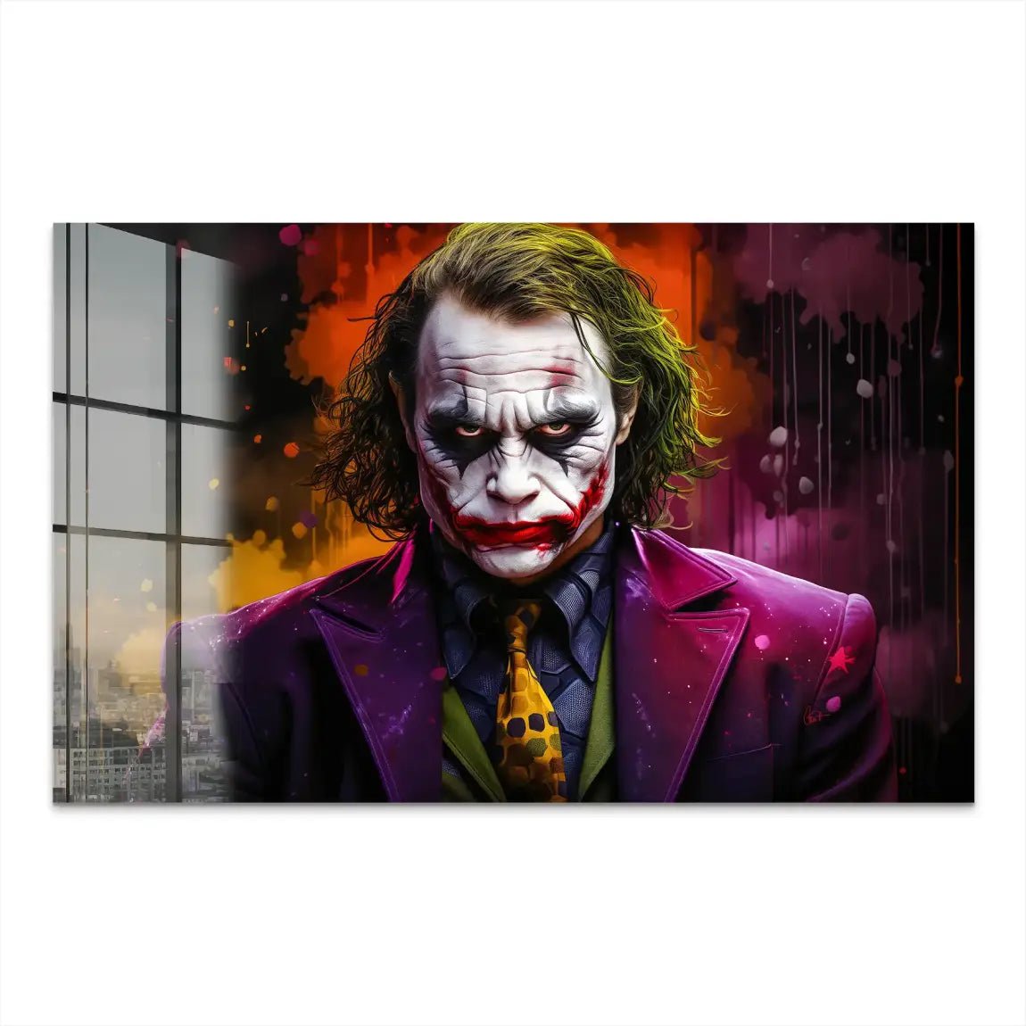 Joker Abrakt Acrylglas Bild INGALERIE