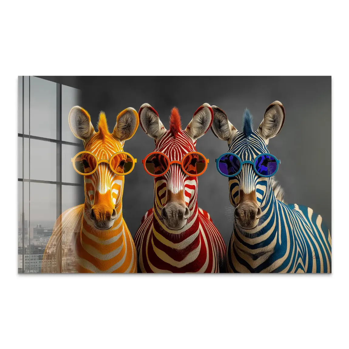 Zebra Safari Chic Acrylglas Bild
