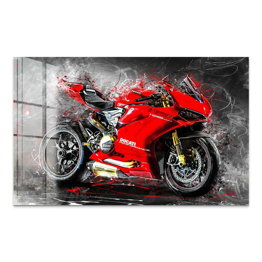 Ducati Panigale 1299 Abstrakt Acrylglas Bild INGALERIE