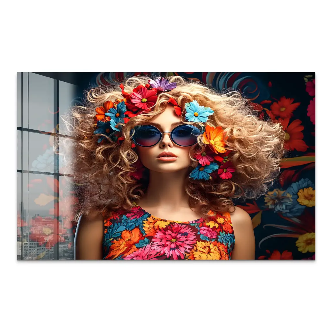 Boho Flower Soul Acrylglas Bild