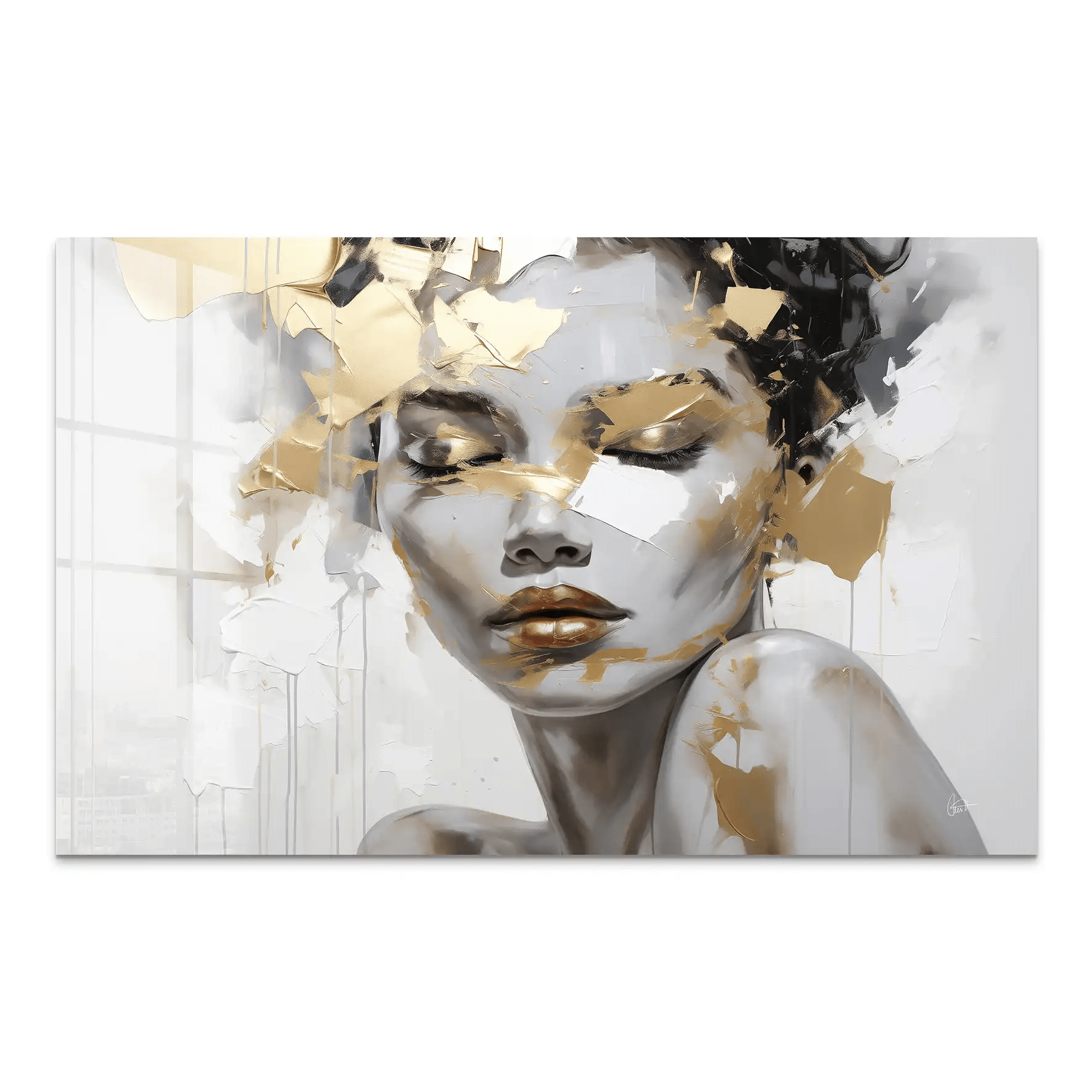 Golden Girl Nr.2 Acrylglas Bild INGALERIE