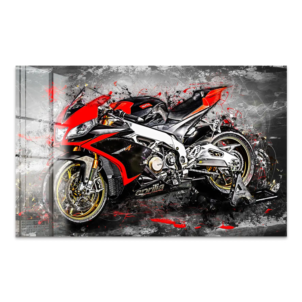 Aprilia RSV4 Abstrakt Acrylglas Bild INGALERIE