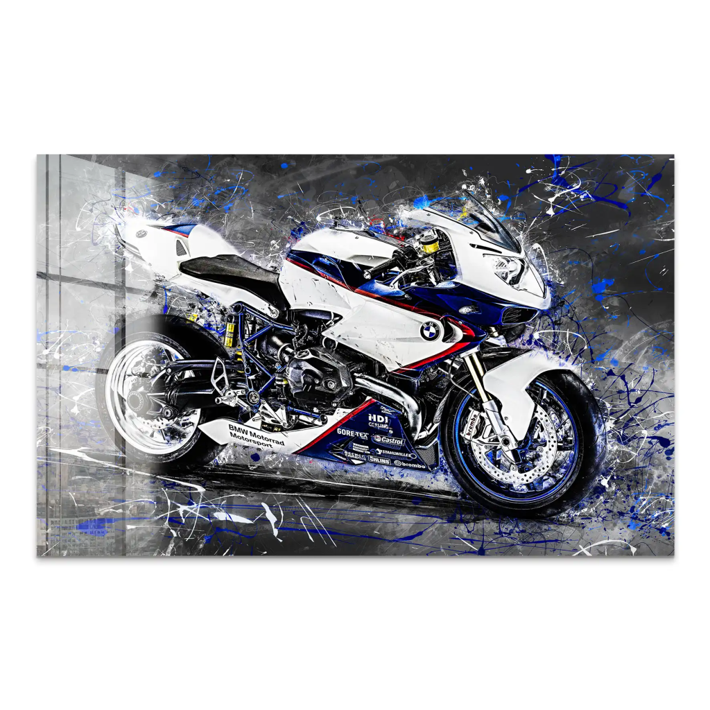 BMW HP2 Abstrakt Style Acrylglas Bild INGALERIE