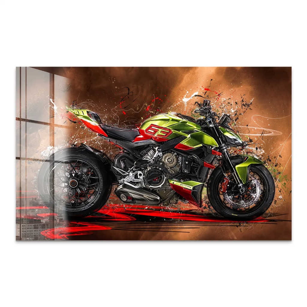 Ducati Streetfighter Lambo Acrylglas Bild INGALERIE