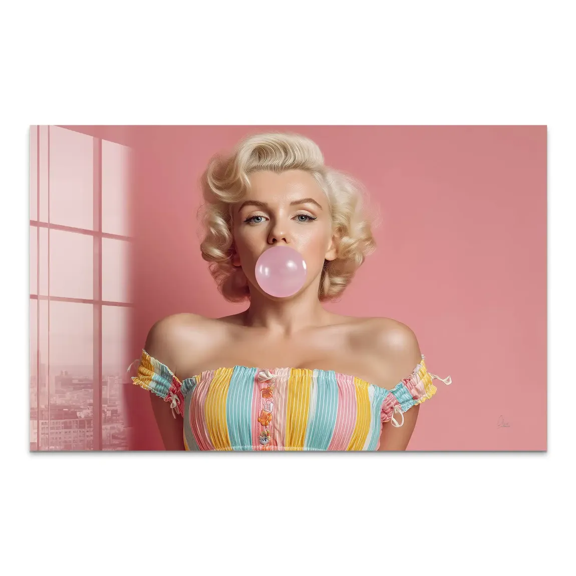 Marilyn Monroe Candy Pop Acrylglas Bild